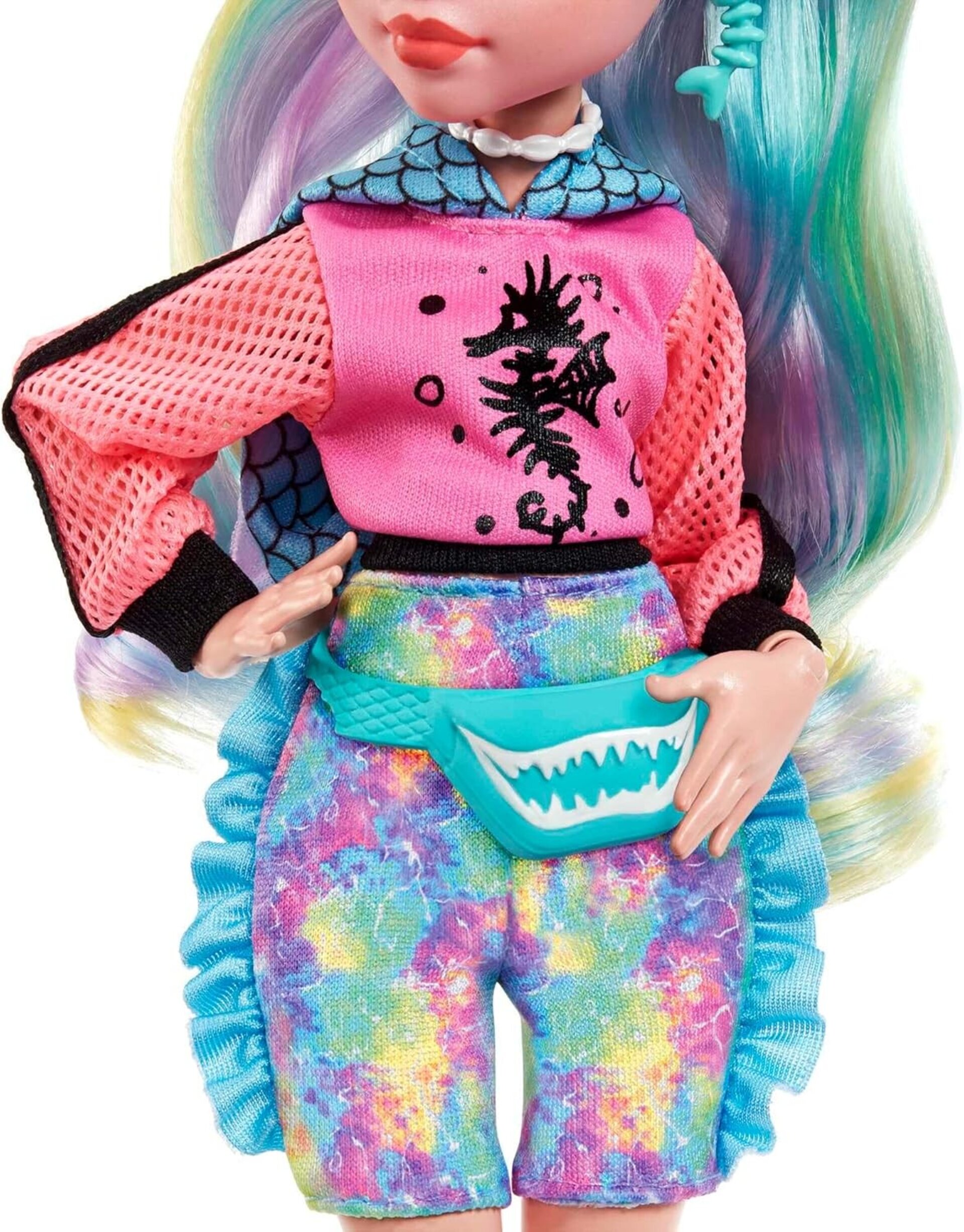 Monster High Lagoona Blue Muñeca articulada con Mascota y Accesorios de Moda, Ju - 6