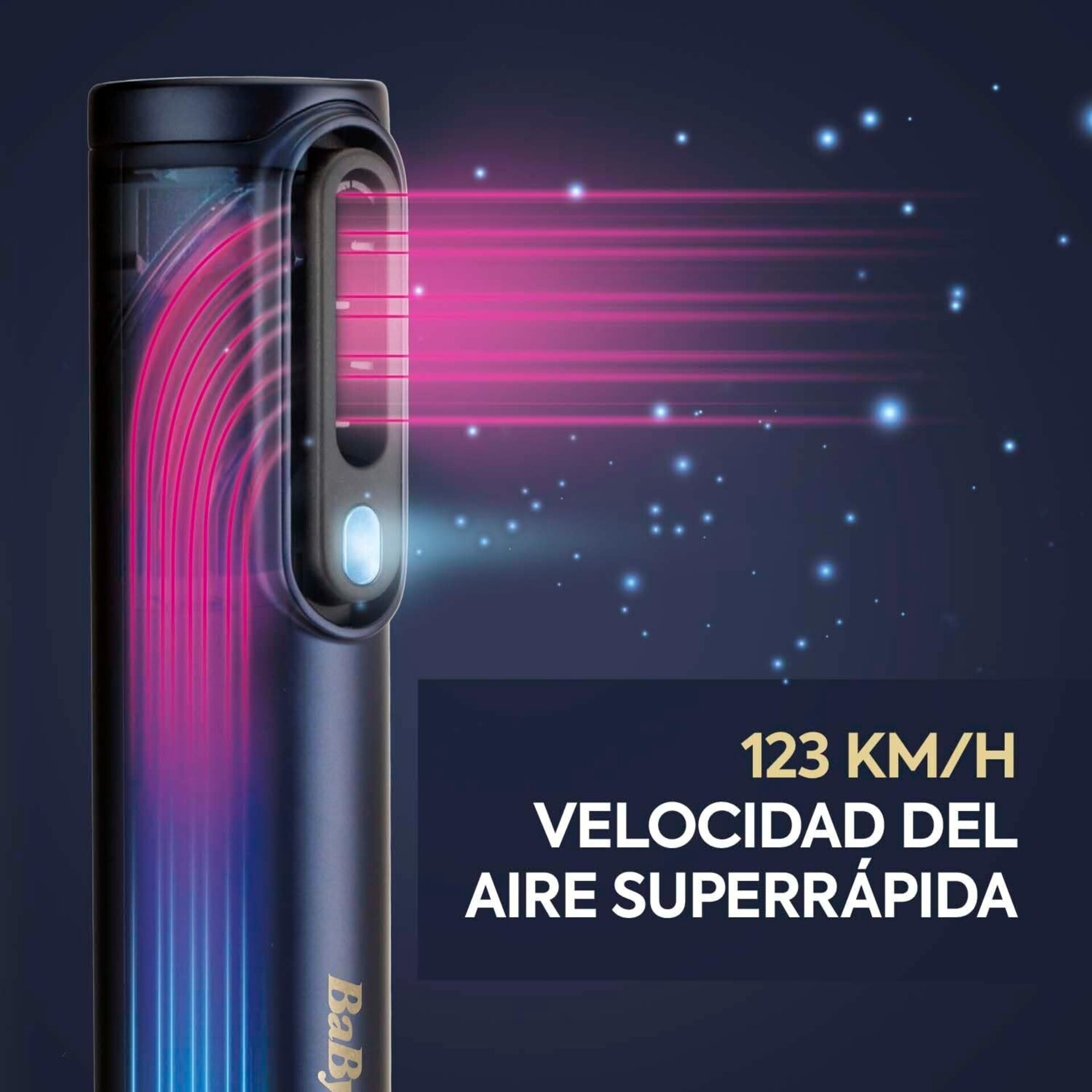 BaByliss Air Wand Secador, Alisador y Styler, todo en uno. De cabello mojado a s - 10