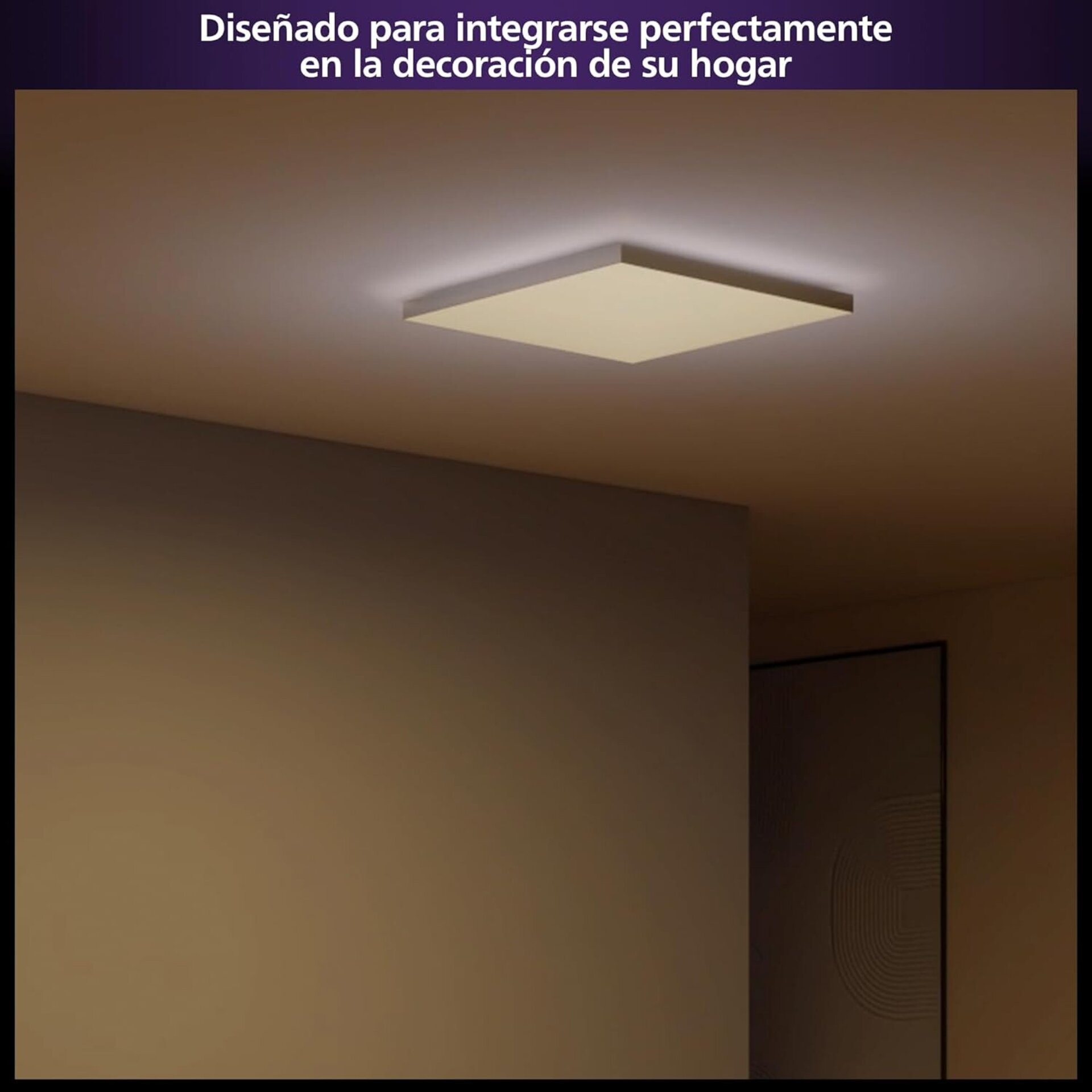 Philips Hue Datura smart panel light (rectangular 60 x 60 cm), luz blanca y - 8