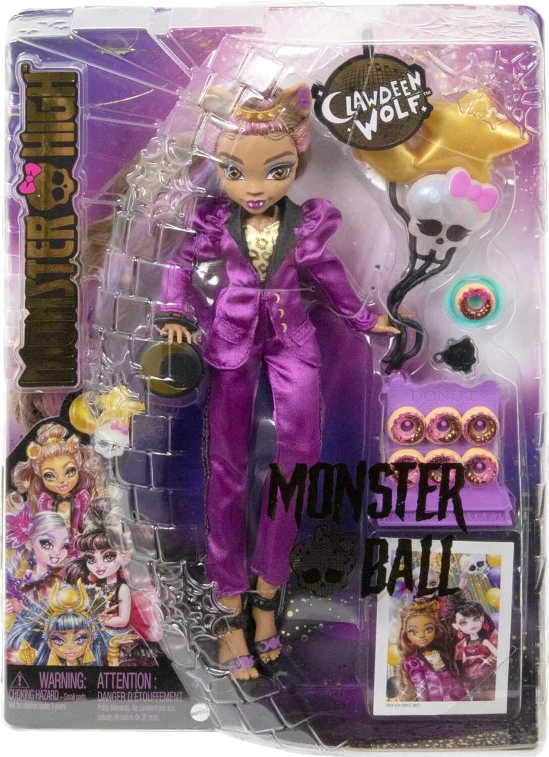 Monster High Muñeca Clawdeen Wolf en Monster Ball Party Fashion - 6