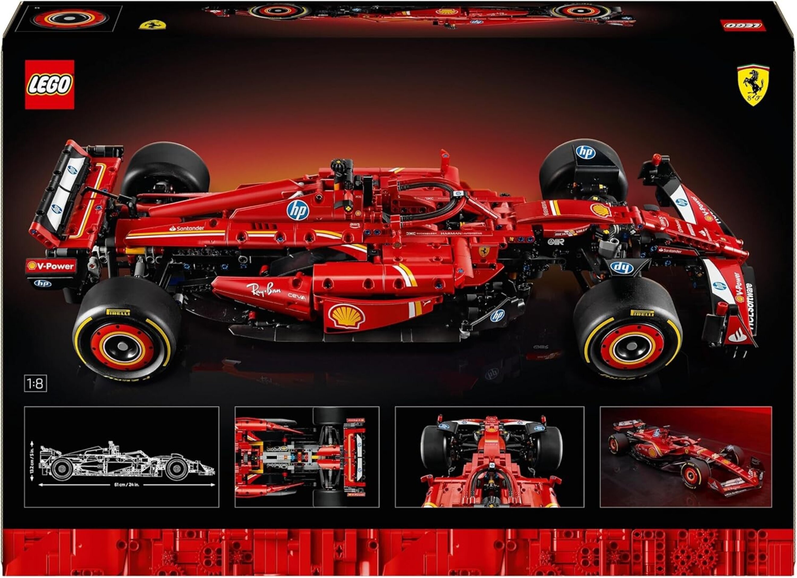 LEGO Technic Coche Ferrari SF-24 F1 Maquetas para Construir - 5