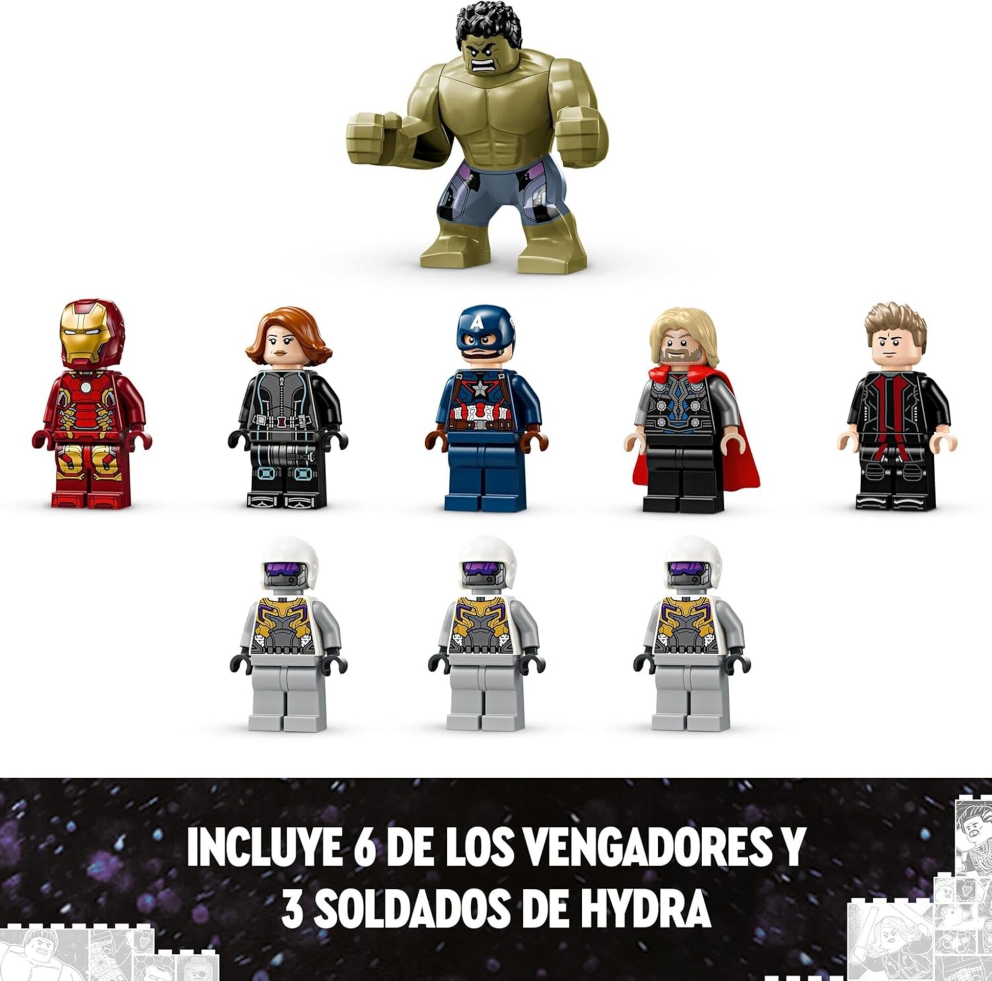 LEGO Marvel Vengadores Reunidos: Era de Ultrón Juguete de Construcción con 8 Min - 4