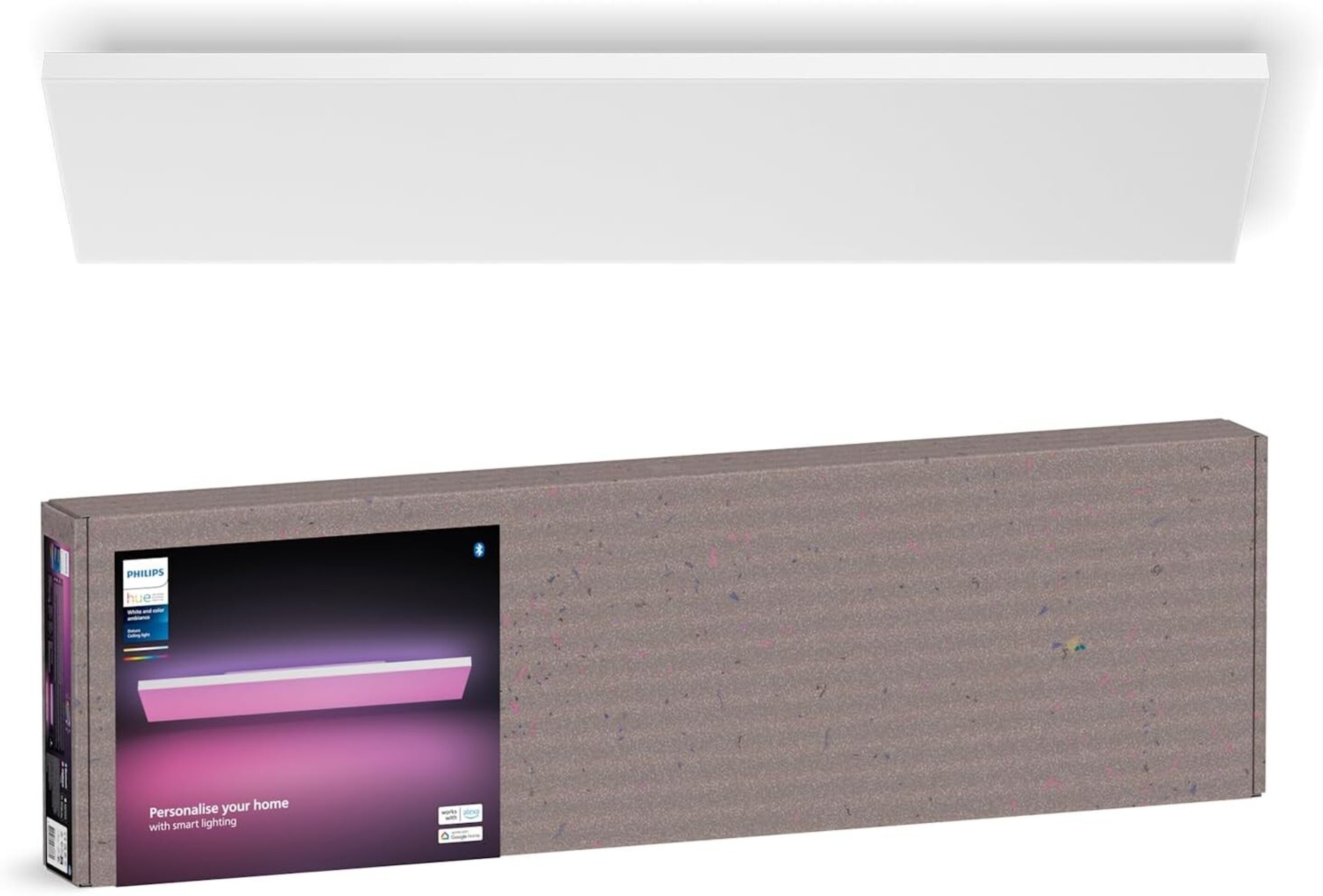 Philips Hue Datura smart panel light (rectangular 30 x 120 cm), - 8