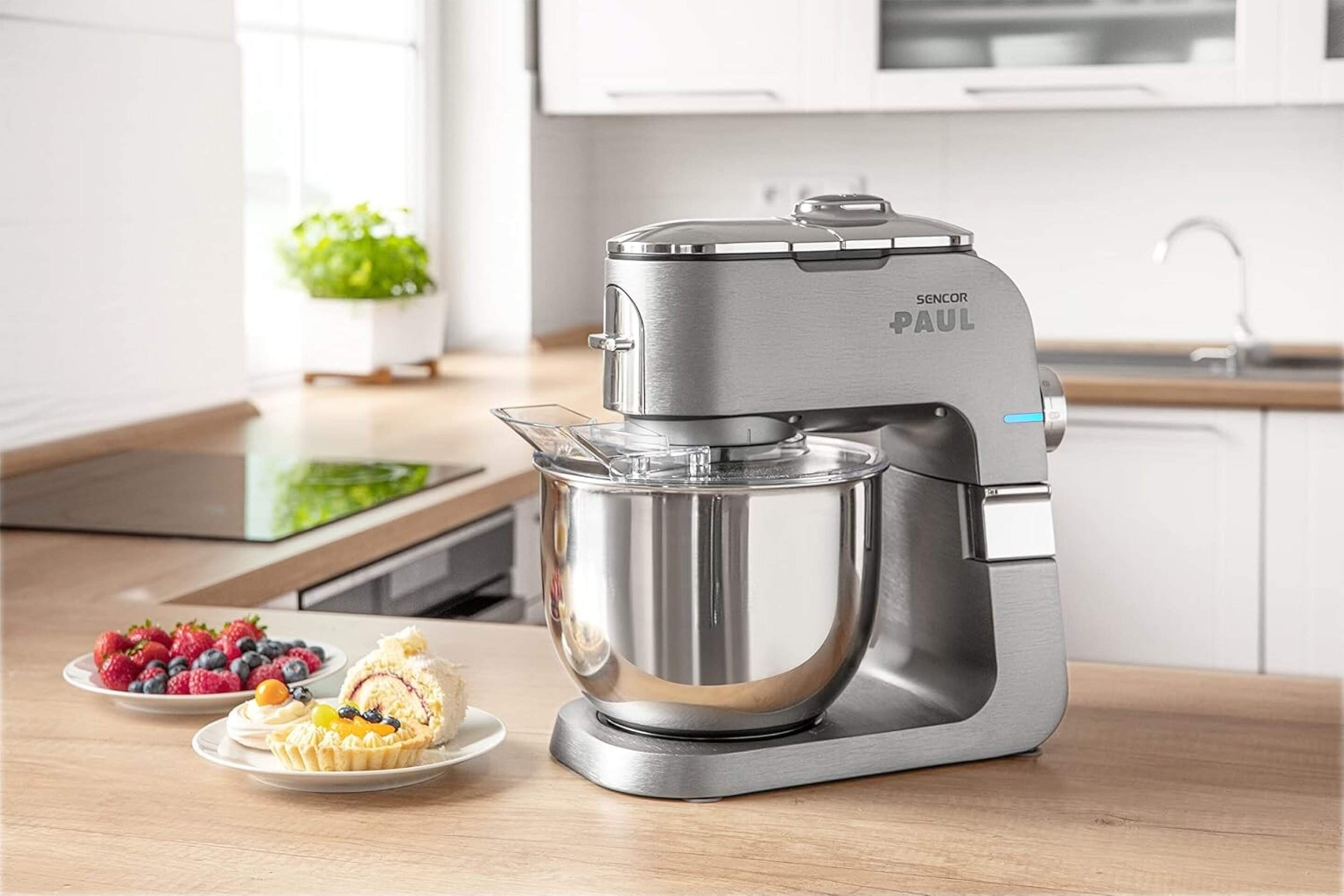 Sencor Robot pastelero multifunción Premium, Robot de cocina Robust full metal, - 6