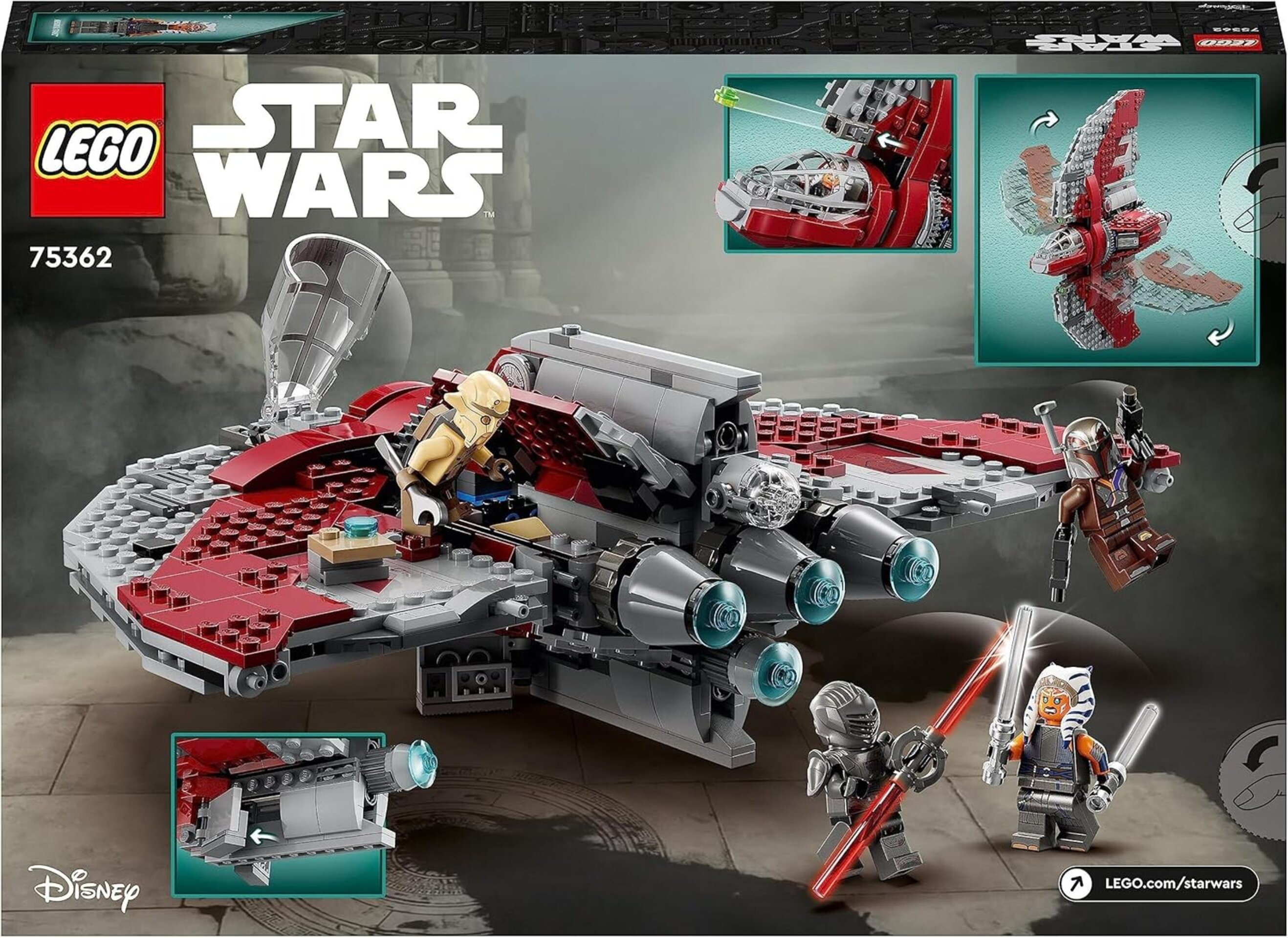 LEGO 75362 Star Wars Lanzadera Jedi T-6 de Ahsoka Tano Nave Estelar de Juguete - 6