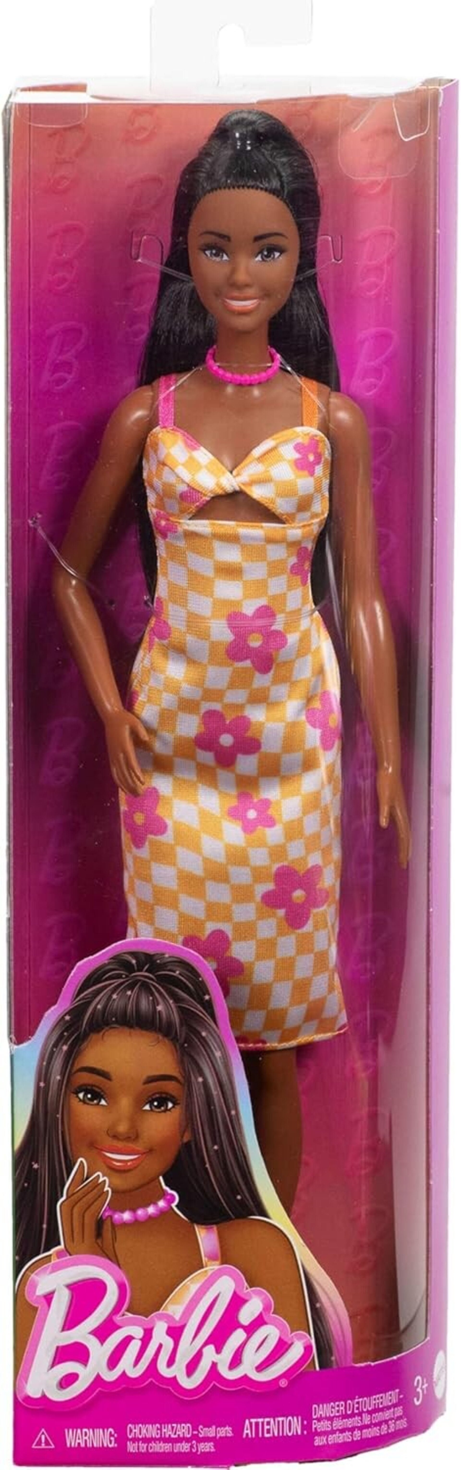 Barbie Fashionistas Muñeca número 233 con pelo negro, que lleva un vestido - 8