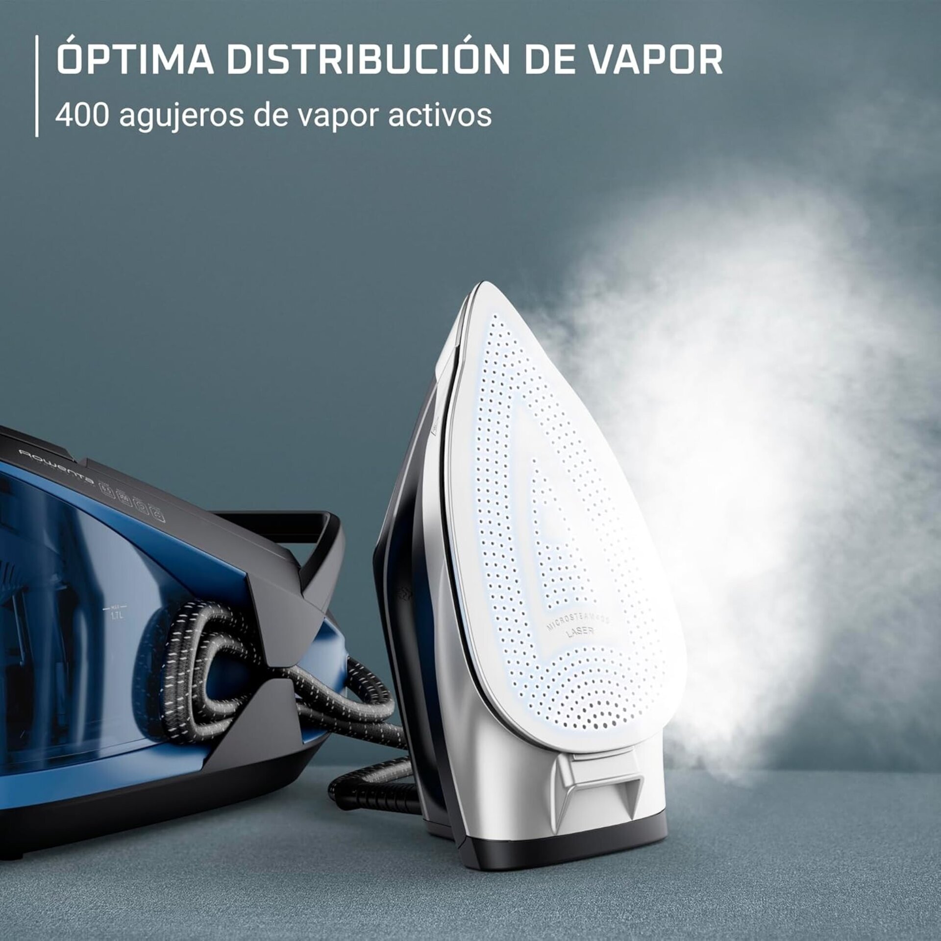 Rowenta Centro de planchado Turbosteam - Potencia 2600W, salida vapor 120g/min, - 4