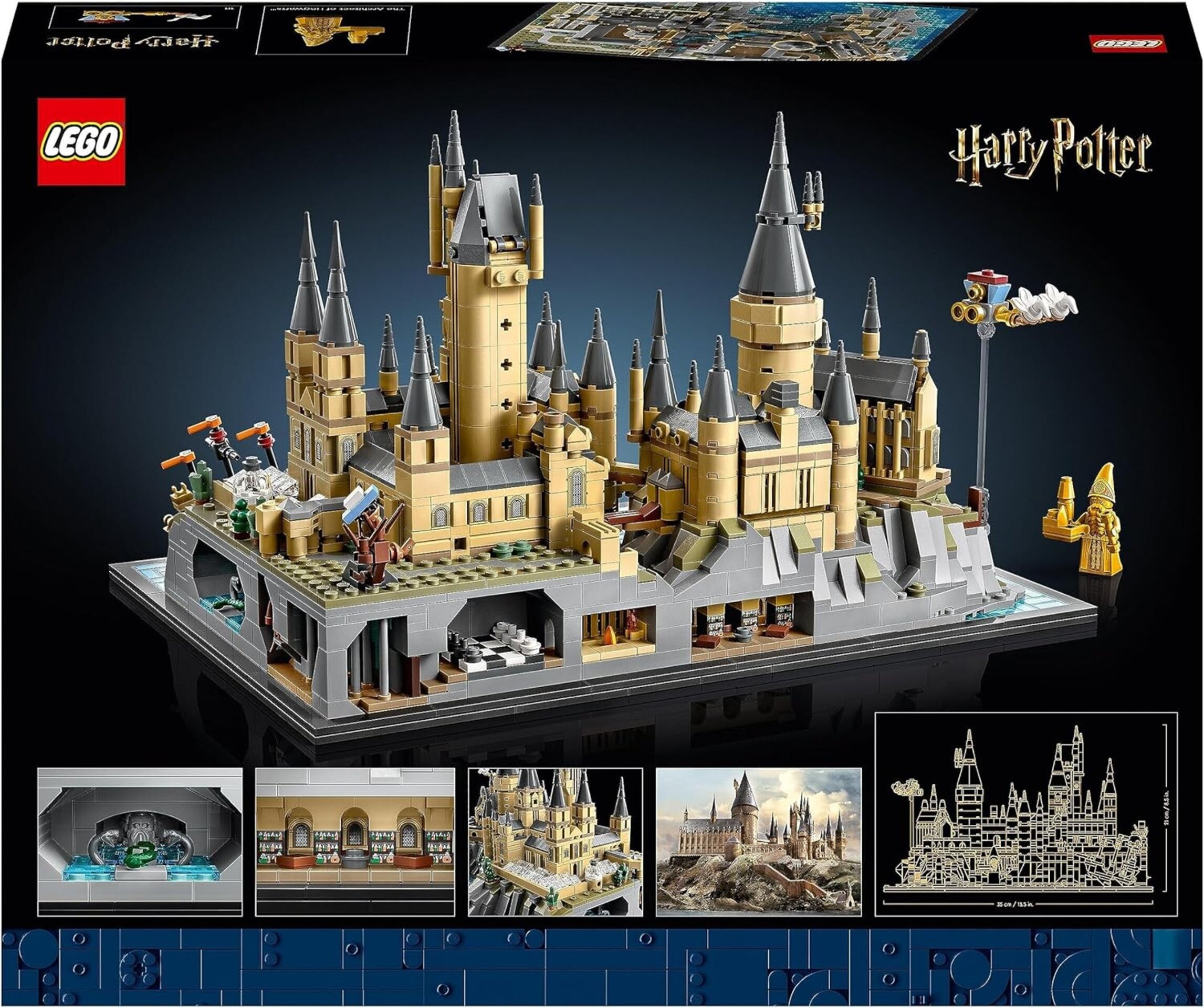 LEGO 76419 Harry Potter Castillo y Terrenos de Hogwarts, Set con Lugares - 7