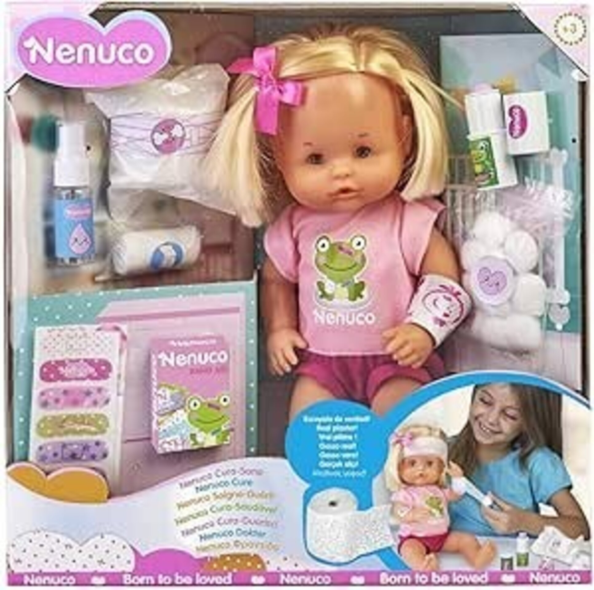 NENUCO Cura Sana, Muñeca para Jugar a los médicos con tu bebé - 5