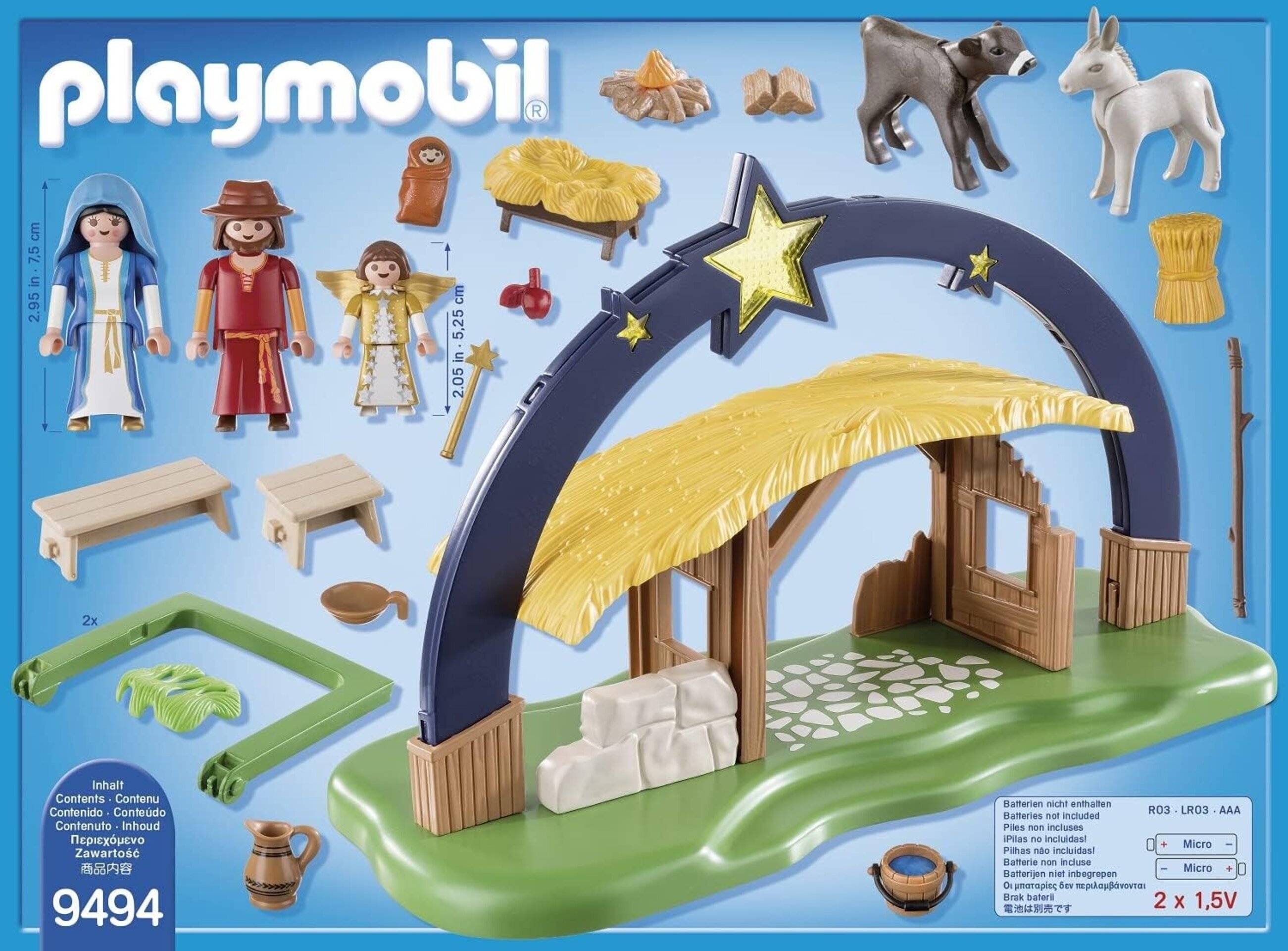 PLAYMOBIL Christmas 9494 Belén con Luz - 2