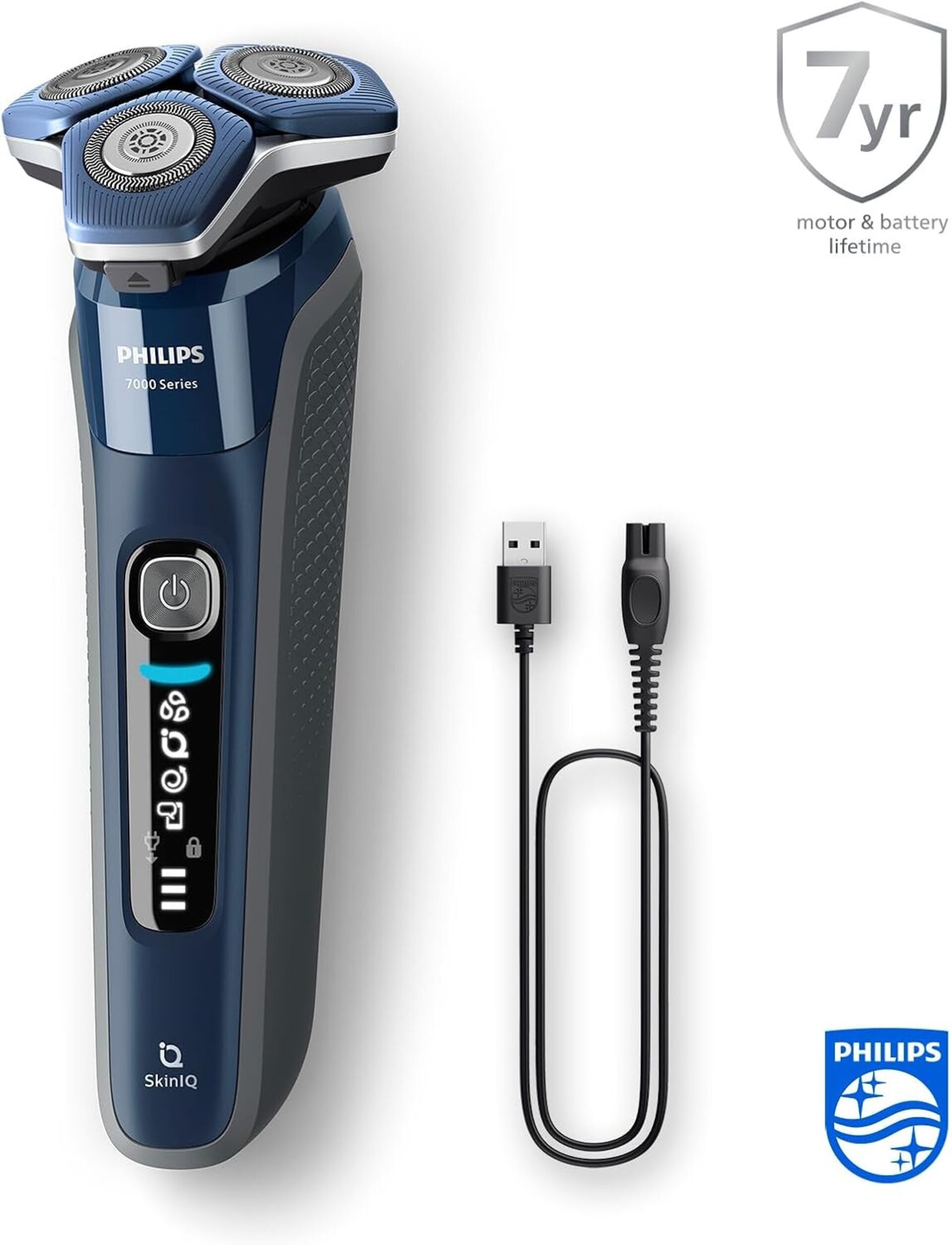 Philips Serie 7000 Afeitadora Eléctrica Hombre, Máquina de Afeitar Barba con Rec - 5