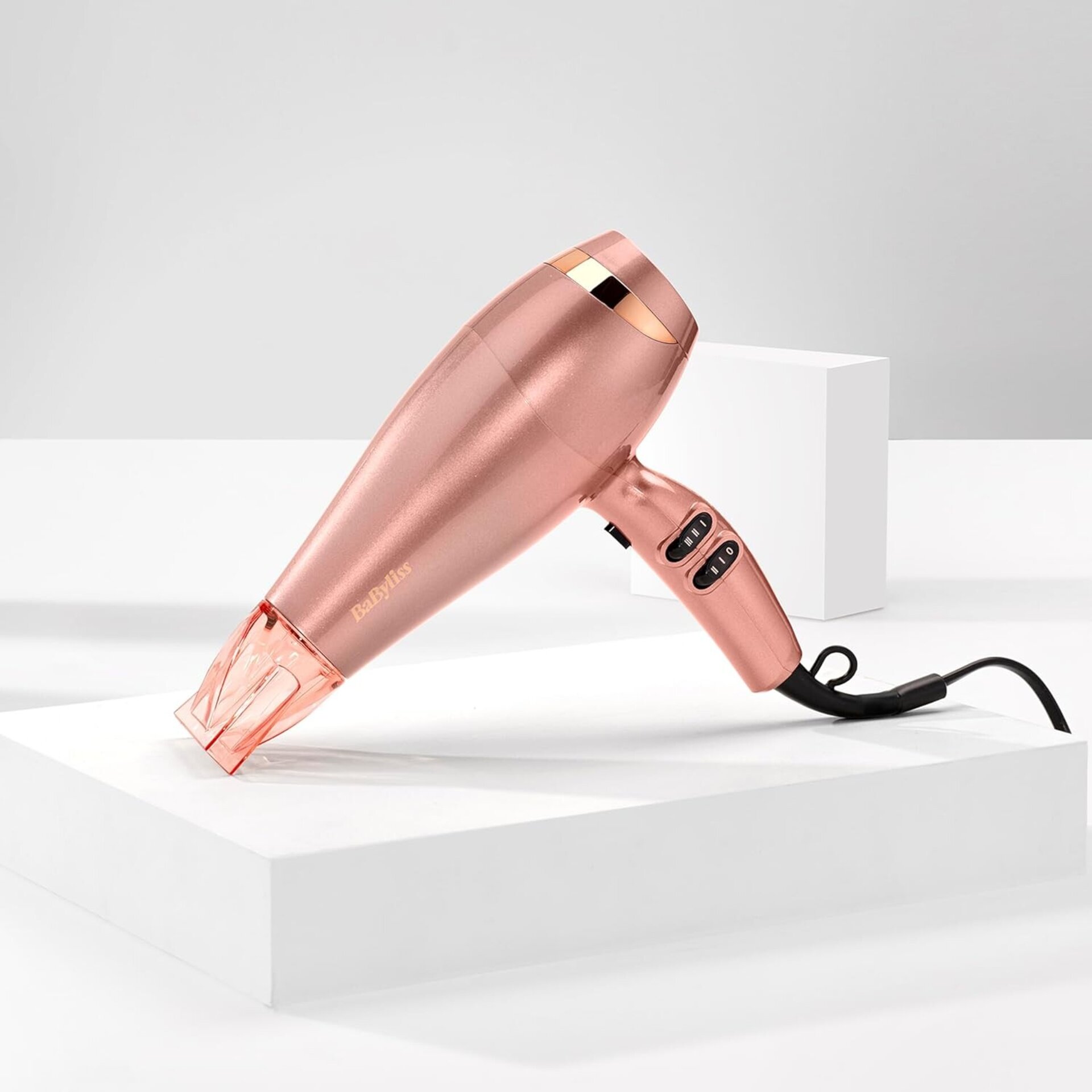 BaByliss 5336PE Secador de pelo Rose Gold 2100, Tecnología iónica antiencrespami - 7