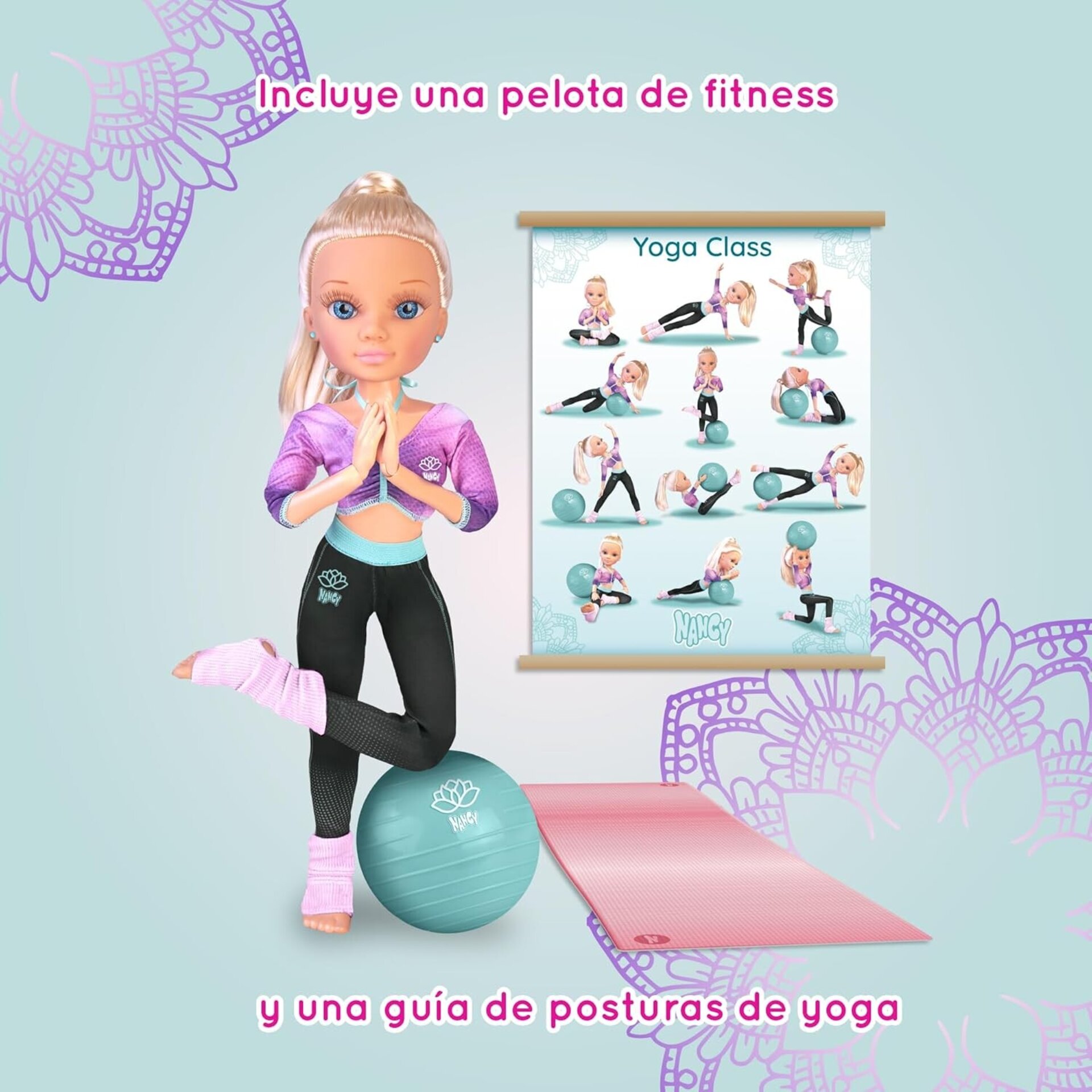 Nancy - Yoga Class, Muñeca más Flexible, 16 Puntos de Articulación para Practica - 6