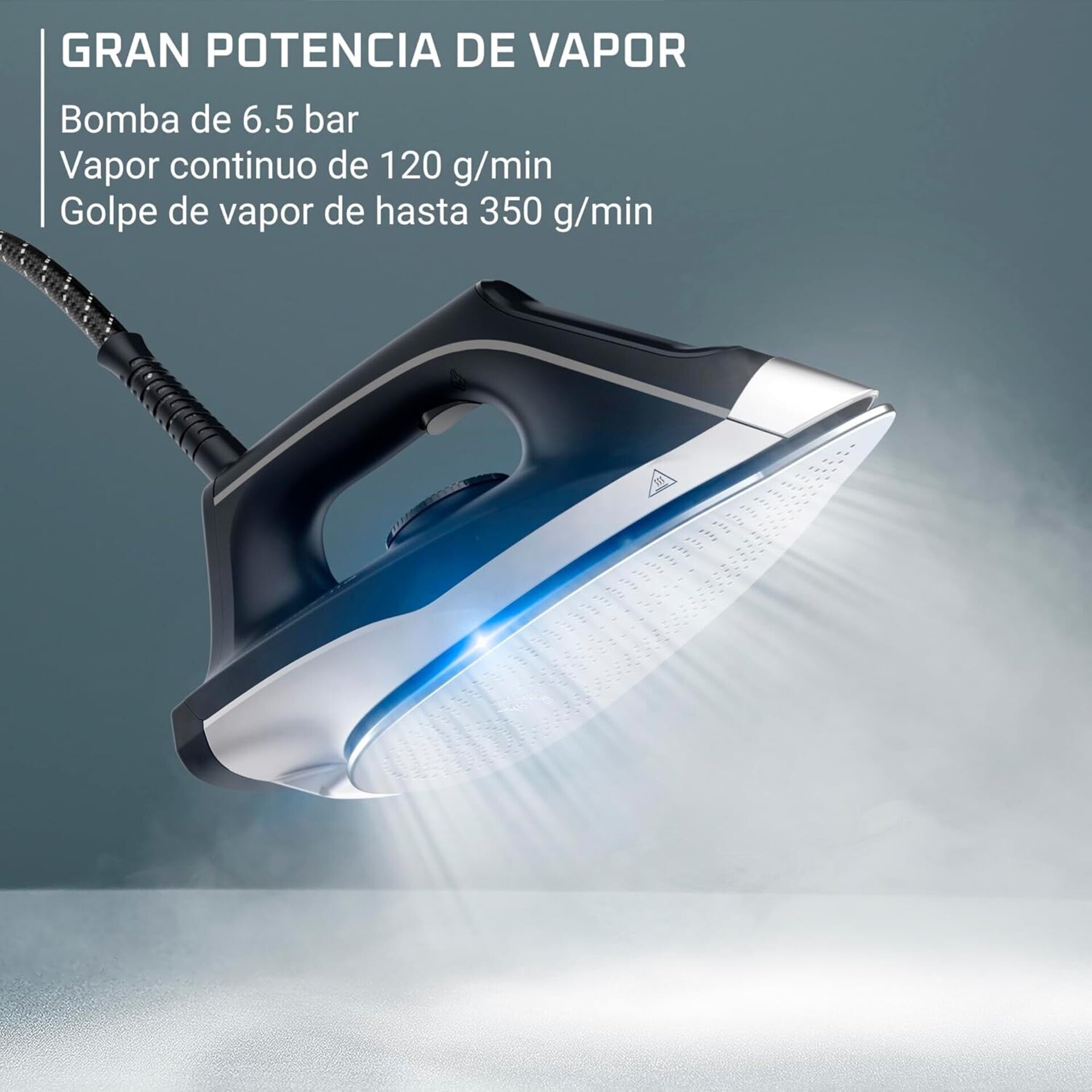 Rowenta Centro de planchado Turbosteam - Potencia 2600W, salida vapor 120g/min, - 8