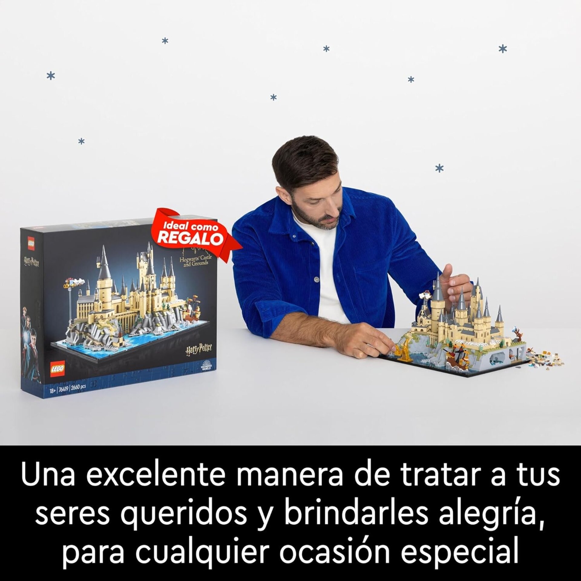 LEGO 76419 Harry Potter Castillo y Terrenos de Hogwarts, Set con Lugares - 5