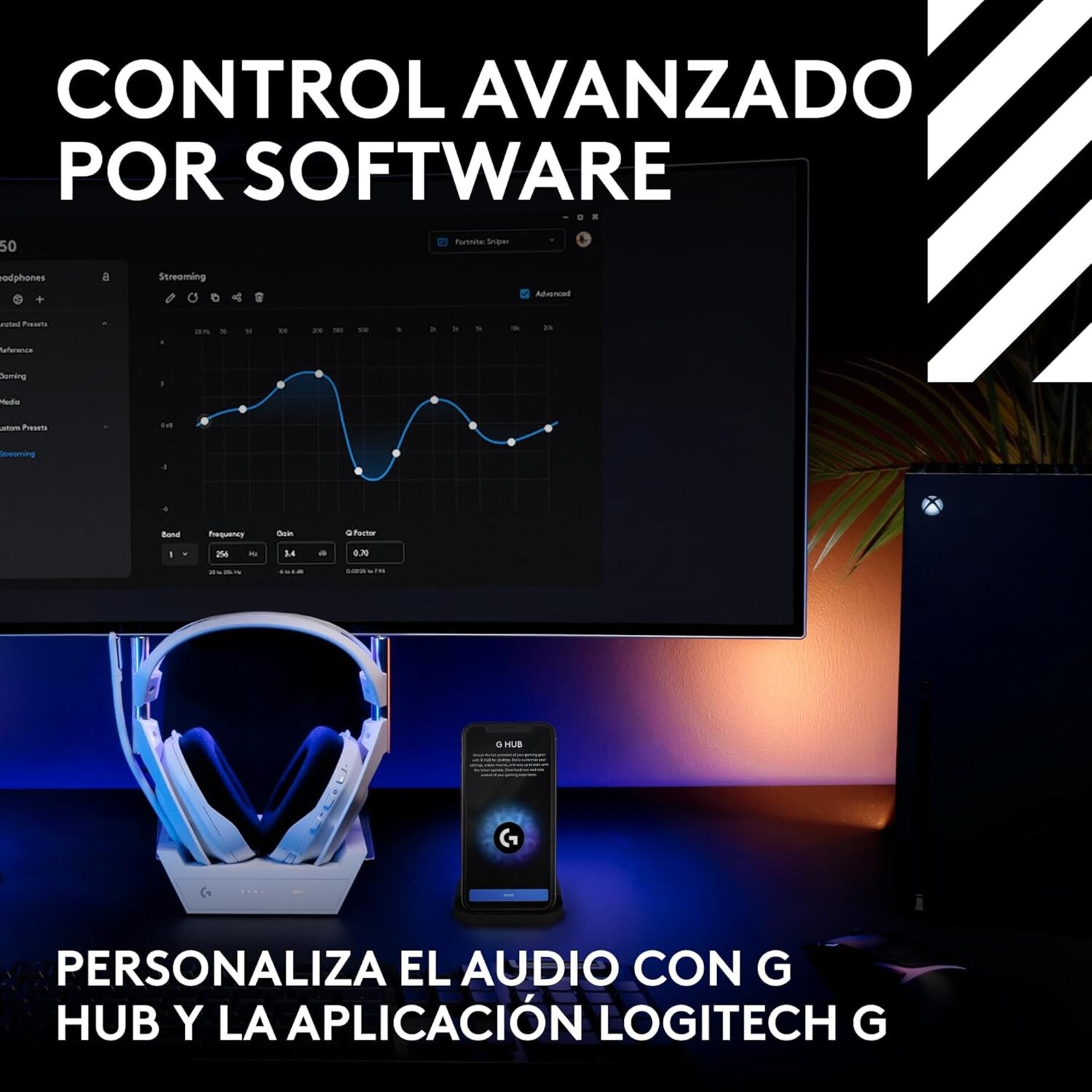 Logitech G Astro A50 LIGHTSPEED para gaming Auriculares inalámbricos + estación - 10