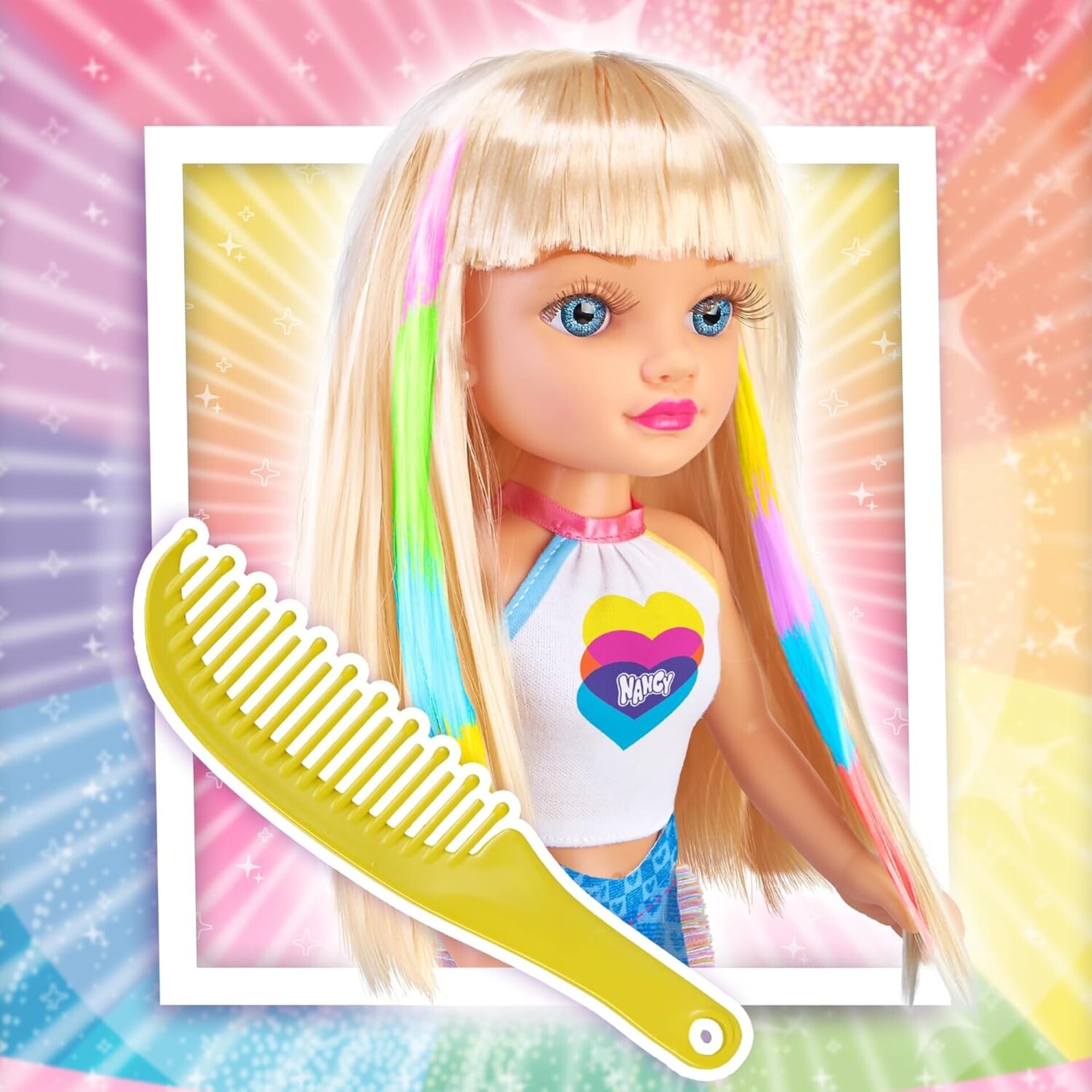 Nancy Colour Mix, Muñeca Fashion Que Incluye un Kit de 3 Acuarelas, CREA Añade - 7