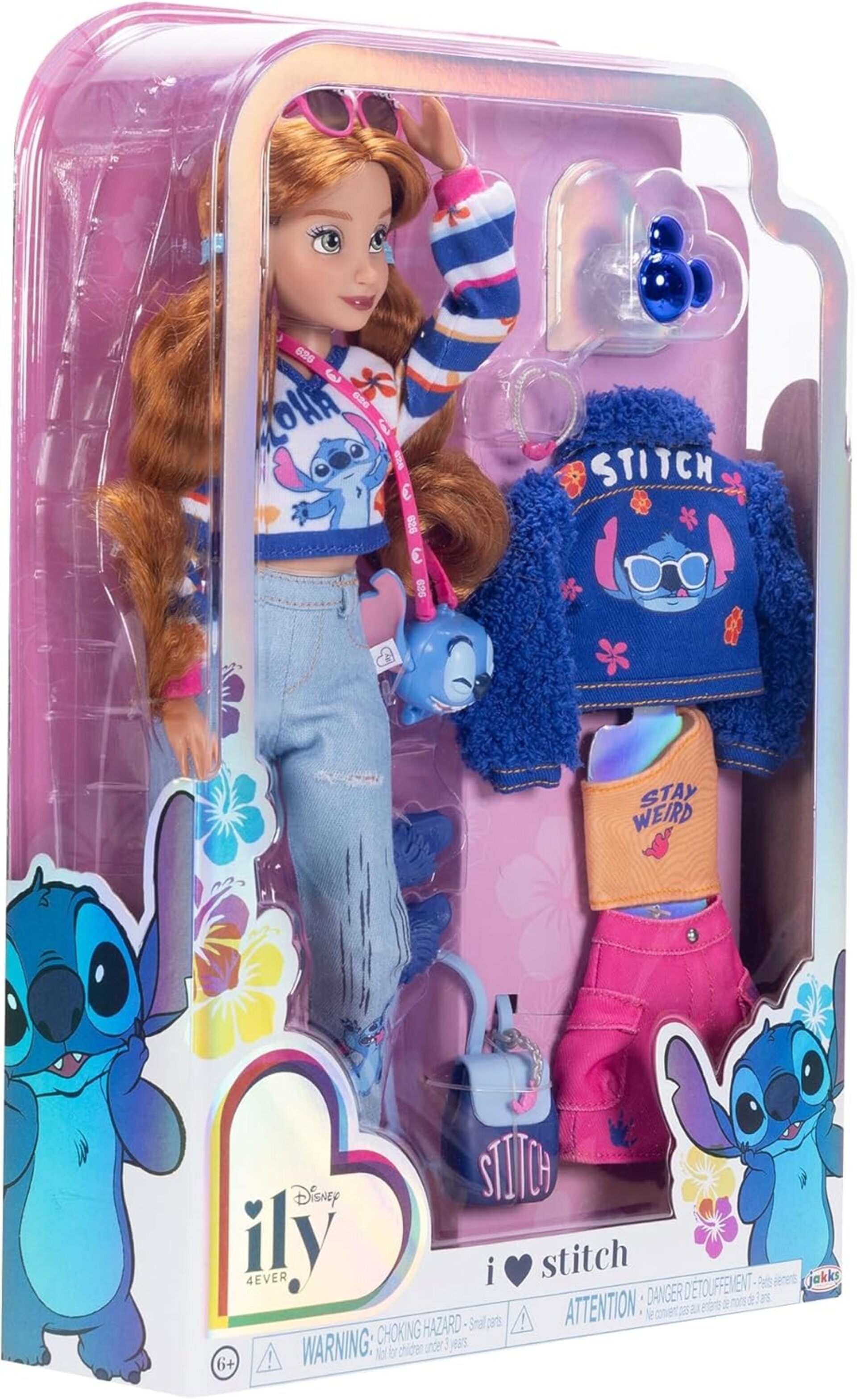 DISNEY STORE Muñeca Fashion 30 cm Inspirada en Stitch de Invierno - 4