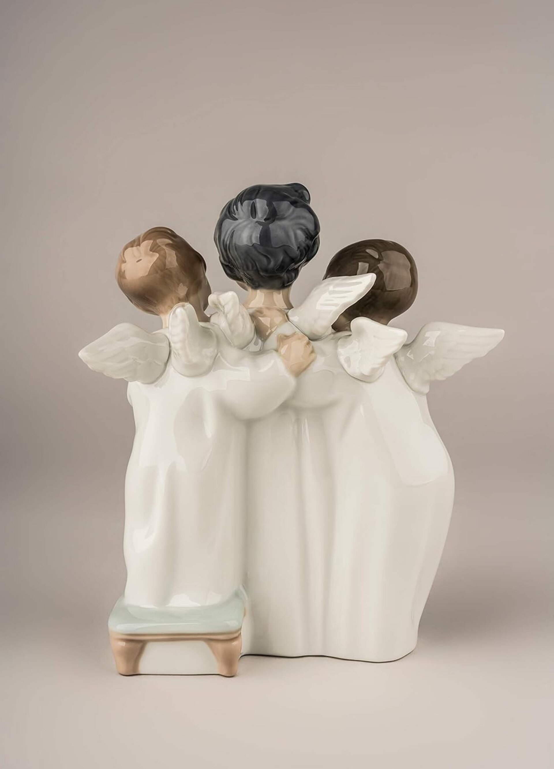 Lladro figurita 4542 Grupo de Angeles Cantores, musica celestial - 2