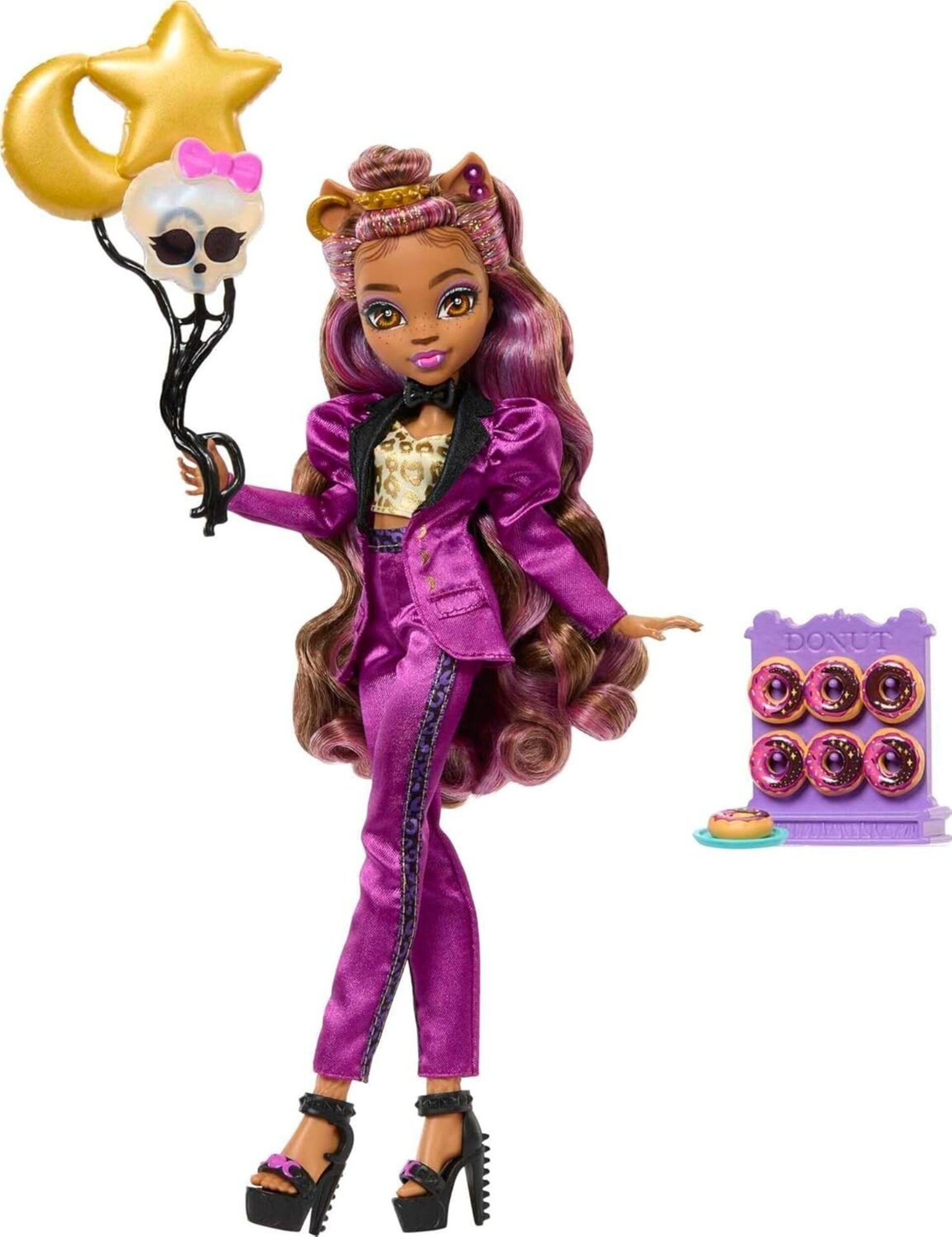 Monster High Muñeca Clawdeen Wolf en Monster Ball Party Fashion - 4