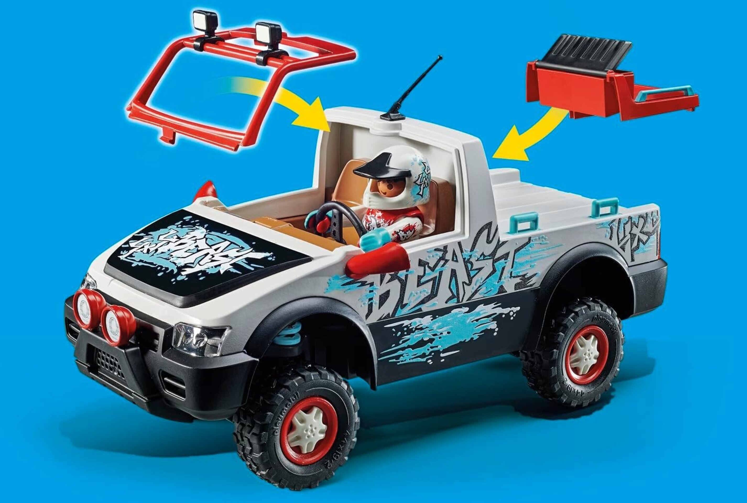 PLAYMOBIL City Life 71430 RC-Vehicles Coche de Rally, Camioneta Todoterreno - 6