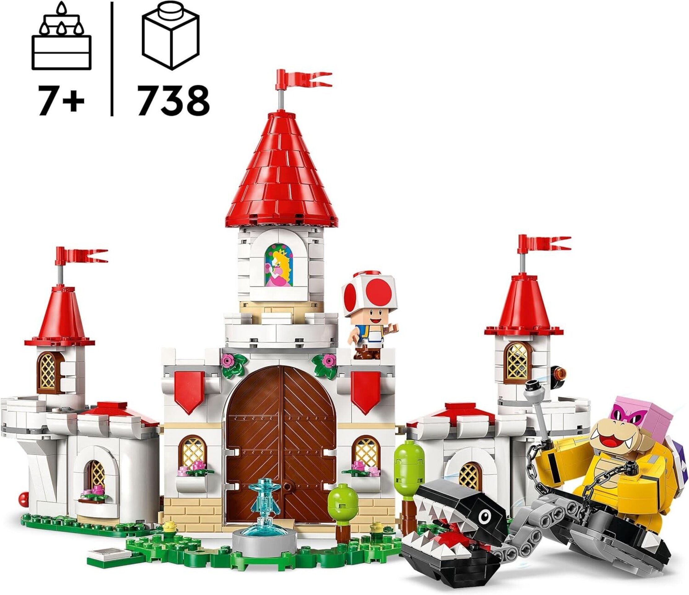 Lego Super Mario Battle Roy at Peach's Castle Building Toy with Nintendo - 3