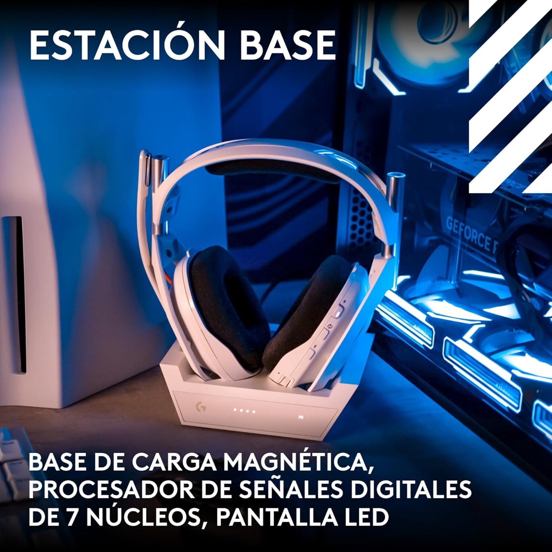 Logitech G Astro A50 LIGHTSPEED para gaming Auriculares inalámbricos + estación - 8