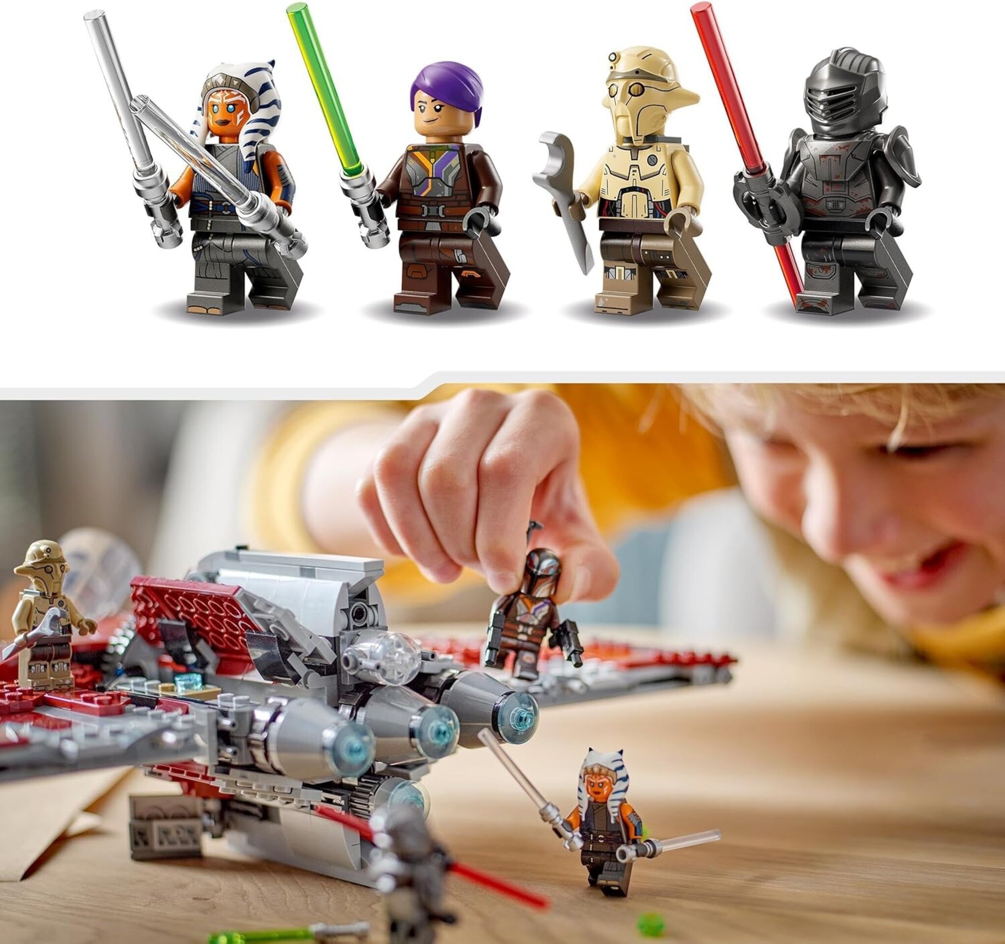 LEGO 75362 Star Wars Lanzadera Jedi T-6 de Ahsoka Tano Nave Estelar de Juguete - 7