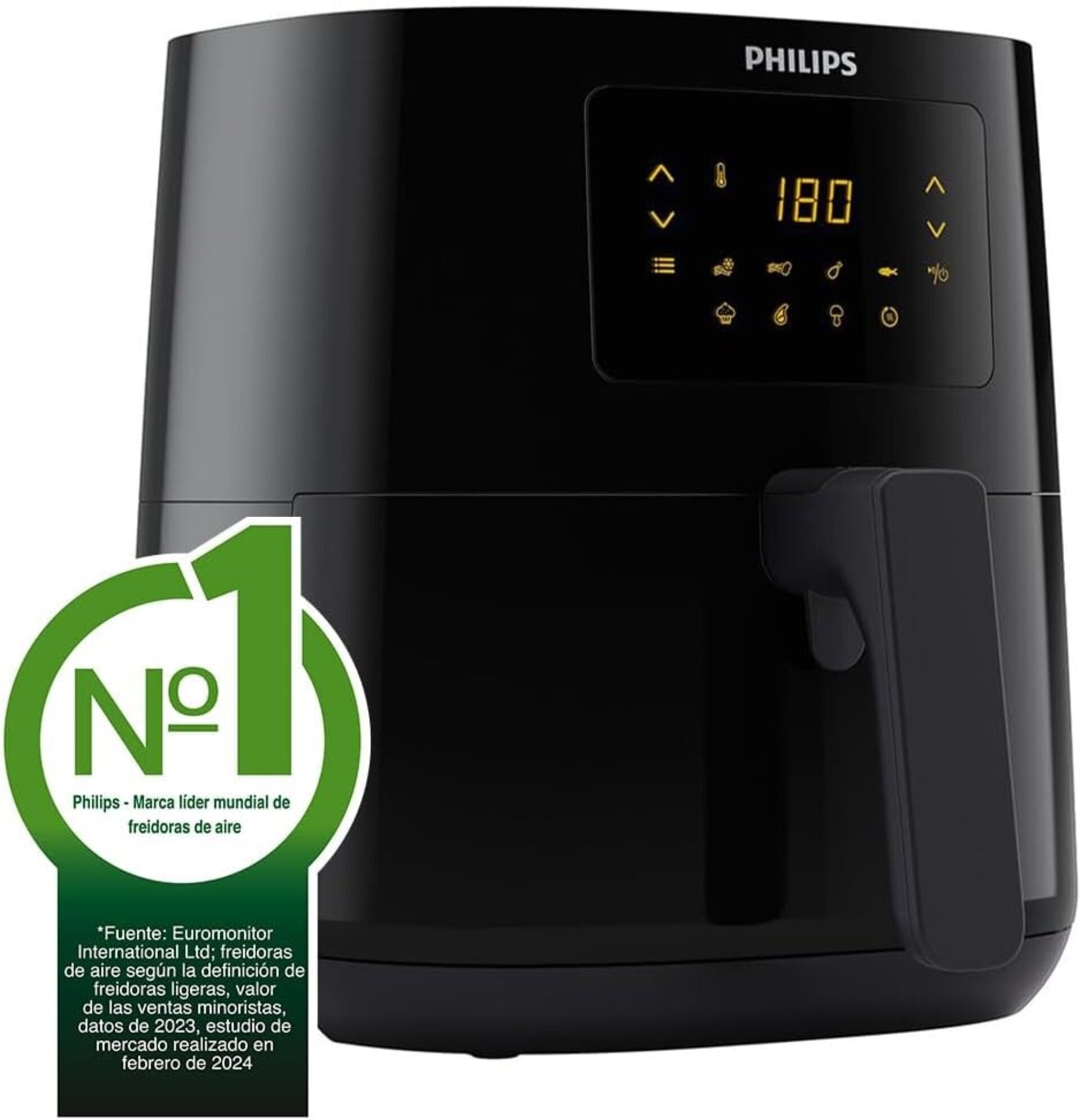 Philips Airfryer Serie 3000 L, 4.1L (0.8Kg), Freidora De Aire con función 13 en - 3