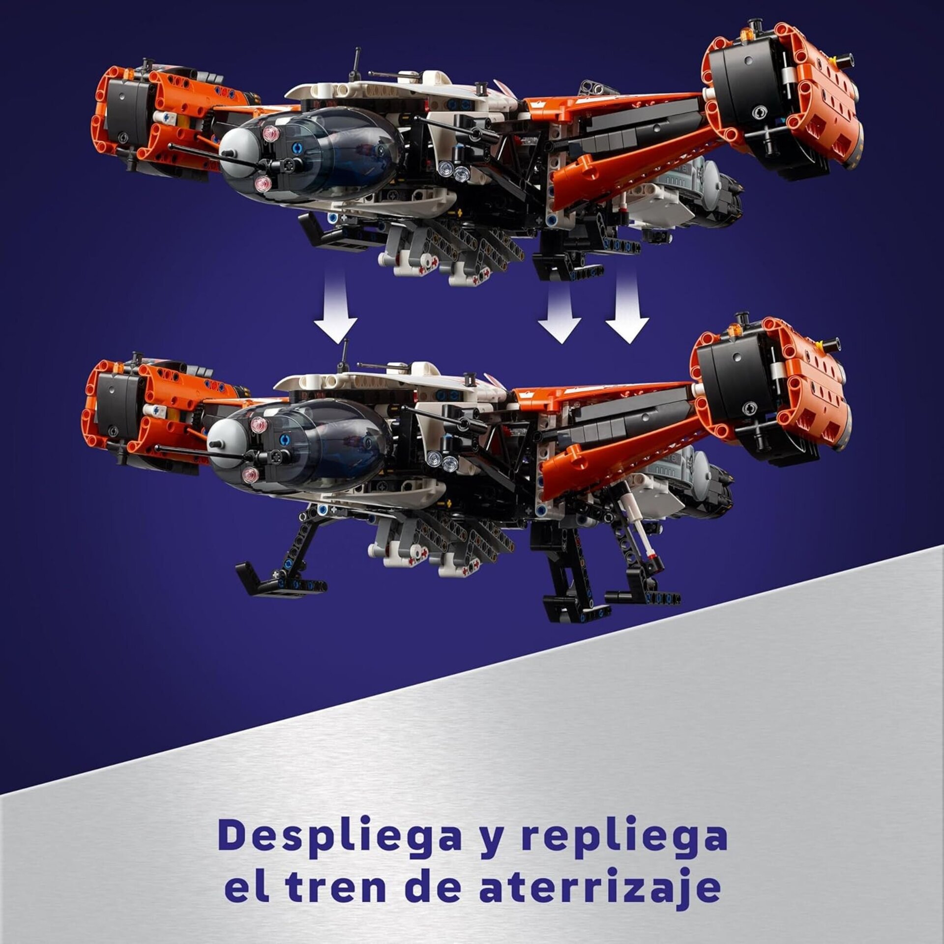 Lego Technic Nave Espacial de Carga Pesada VTOL LT81 Vehículo y Mini Róver - 5