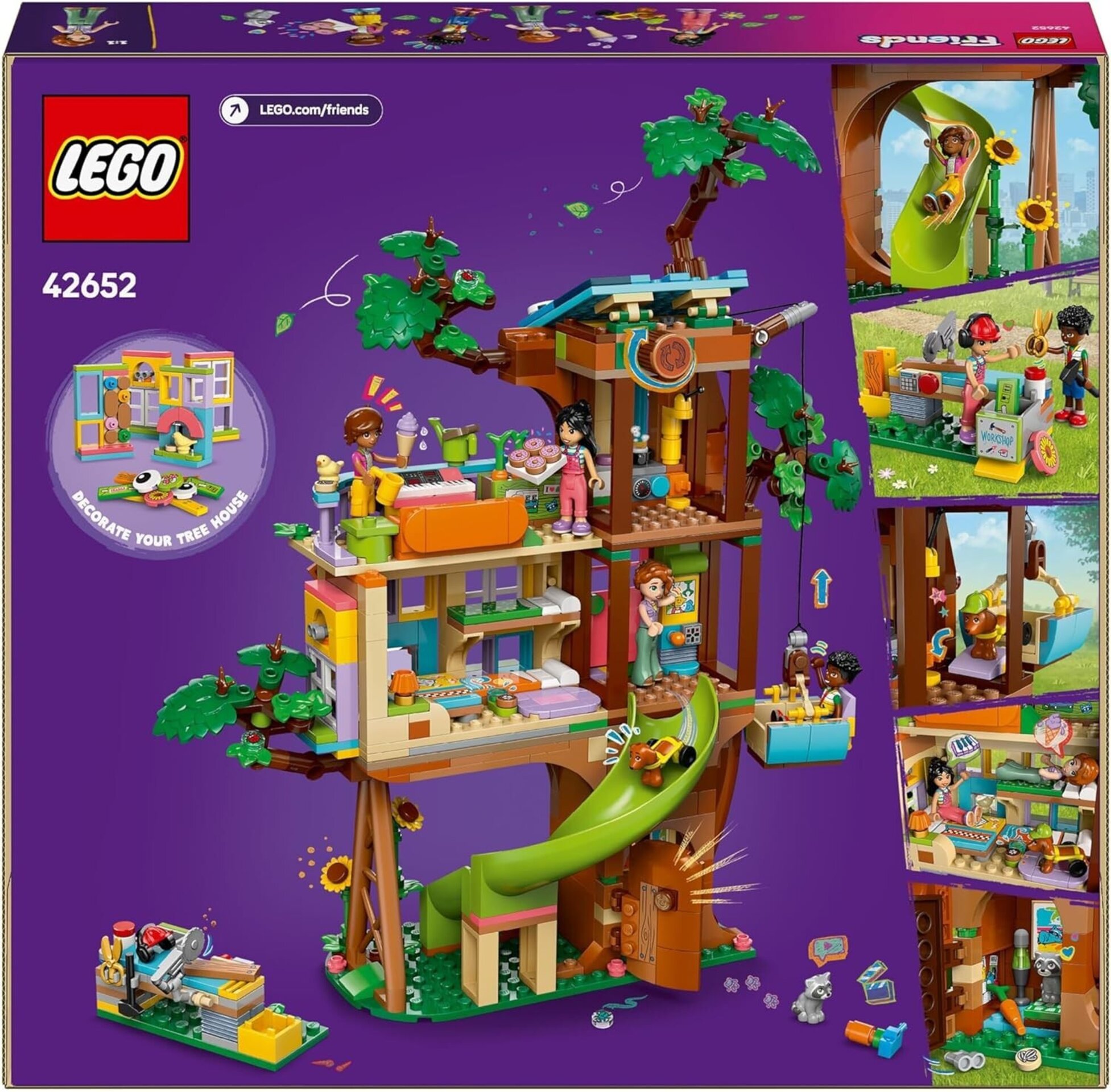 LEGO Friends Quedada en la Casa del Árbol de la Amistad con Animales y Herramien - 8