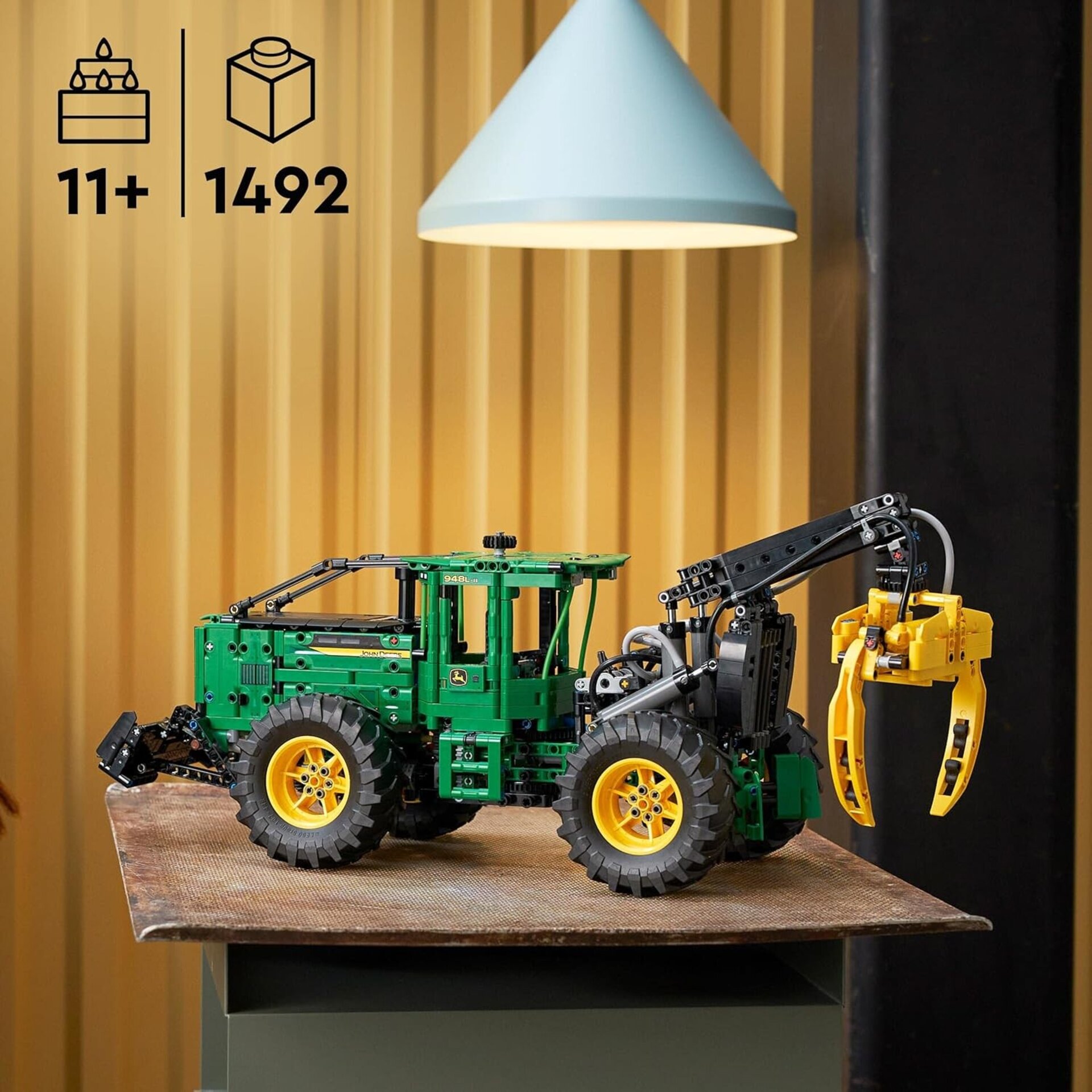 LEGO 42157 Technic Skidder John Deere 948L-II, Vehículo de Construcción - 8