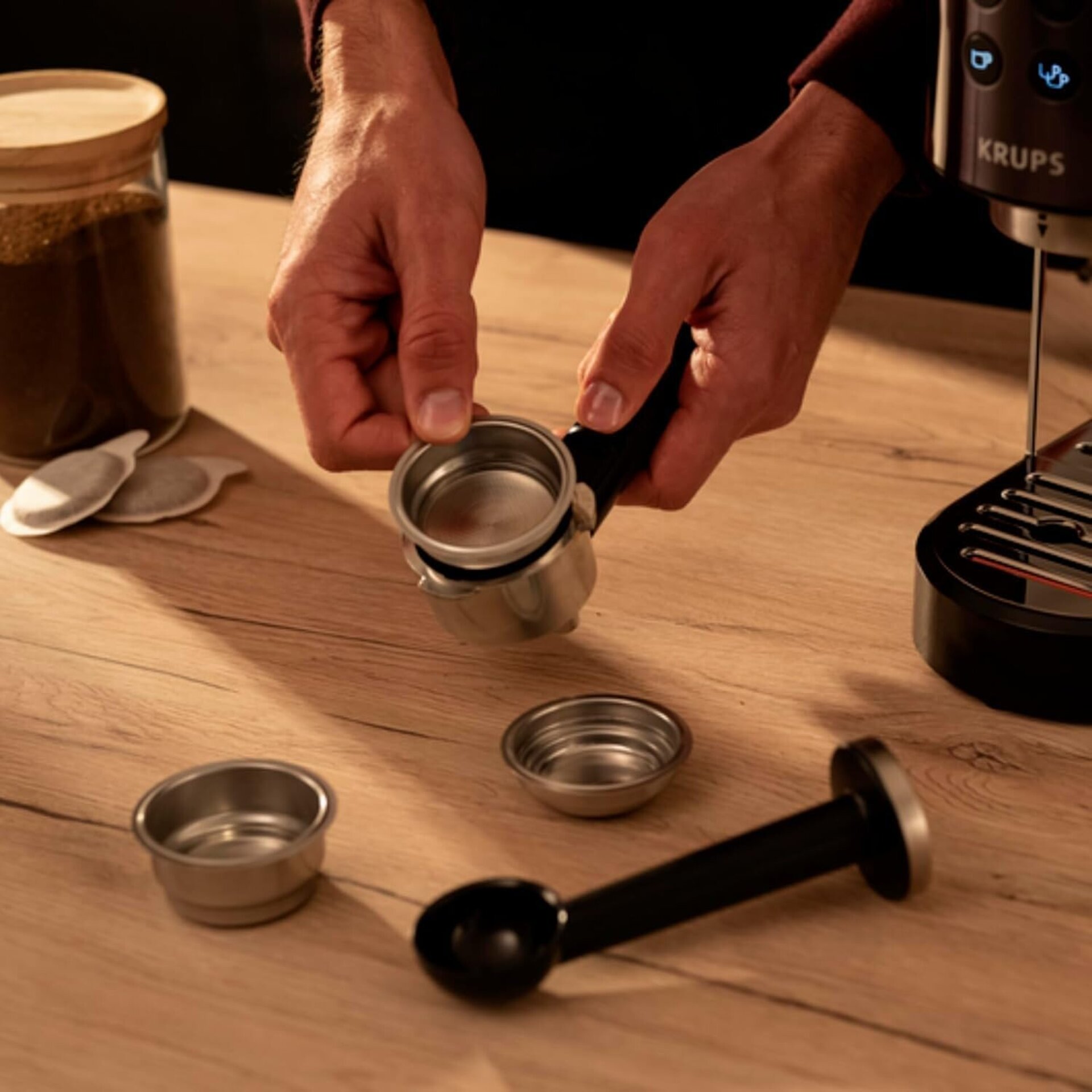 Krups Cafetera espresso bomba Virtuoso Essential, 15 Bares de Presión, - 3