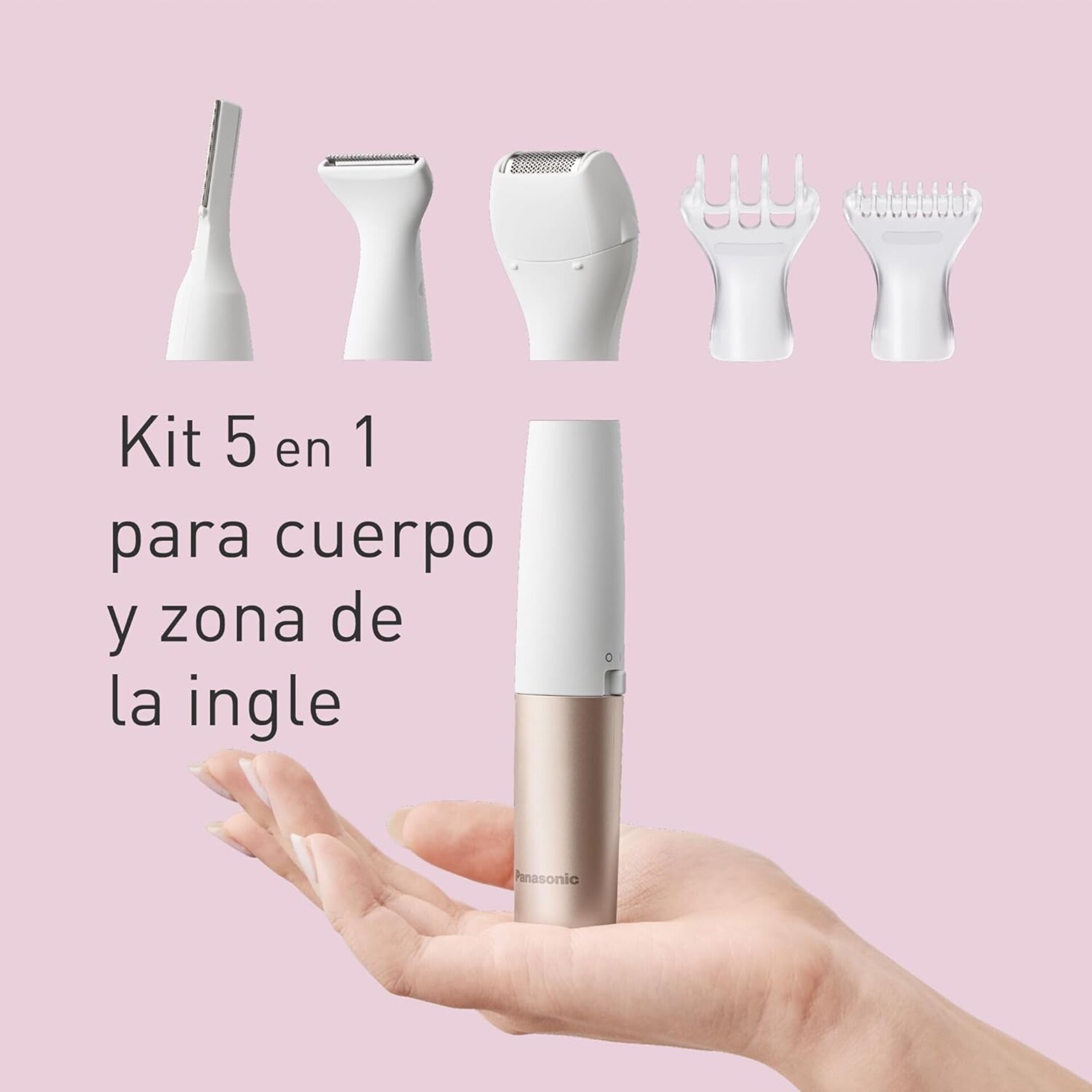 Panasonic ES-WM31 en 1 Kit para Cuerpo y Zona Del Bikini, - 4