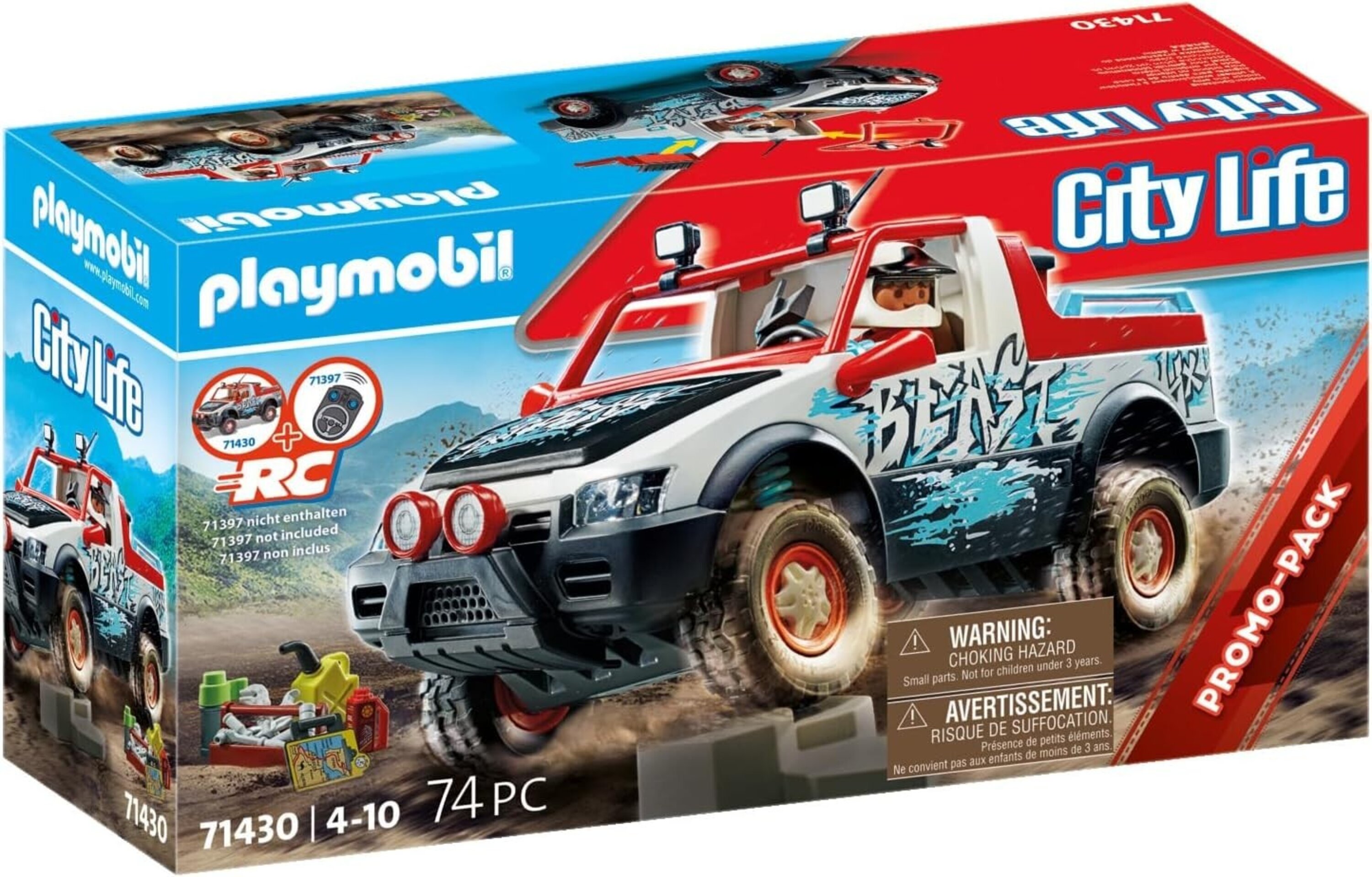 PLAYMOBIL City Life 71430 RC-Vehicles Coche de Rally, Camioneta Todoterreno - 5