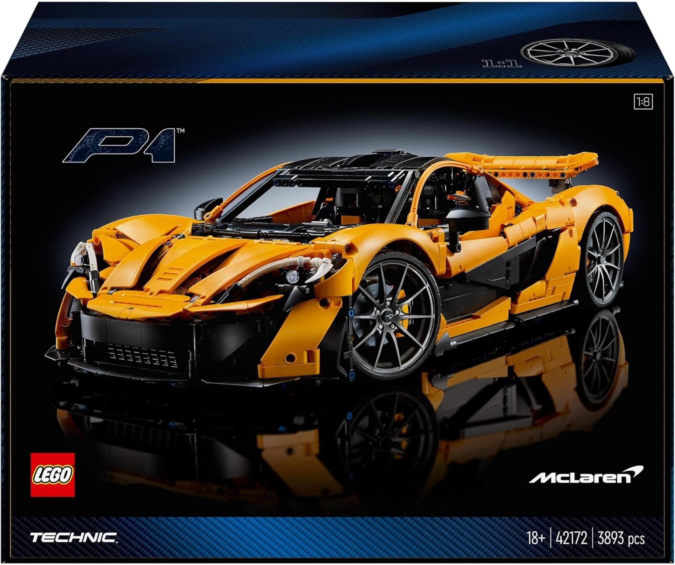 LEGO Technic McLaren P1 Maqueta de Coche a Escala para Adultos, Hipercoche - 9