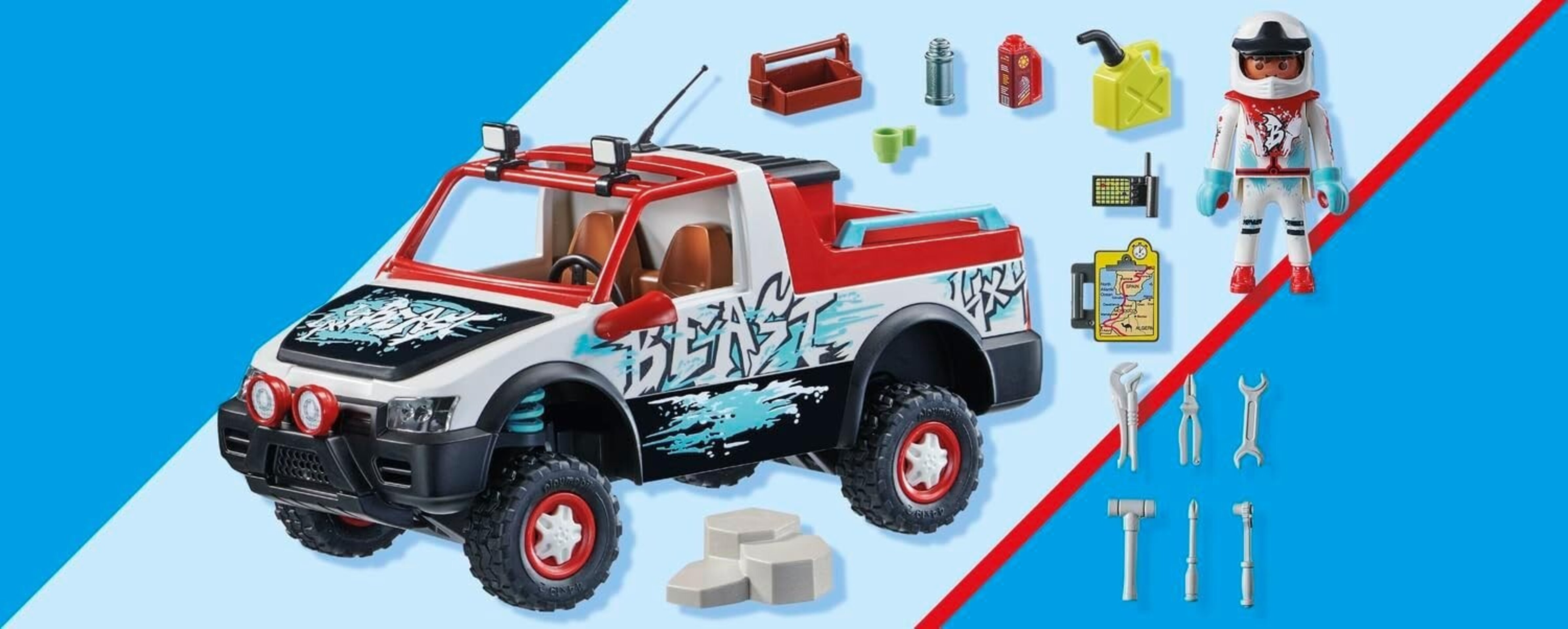 PLAYMOBIL City Life 71430 RC-Vehicles Coche de Rally, Camioneta Todoterreno - 7