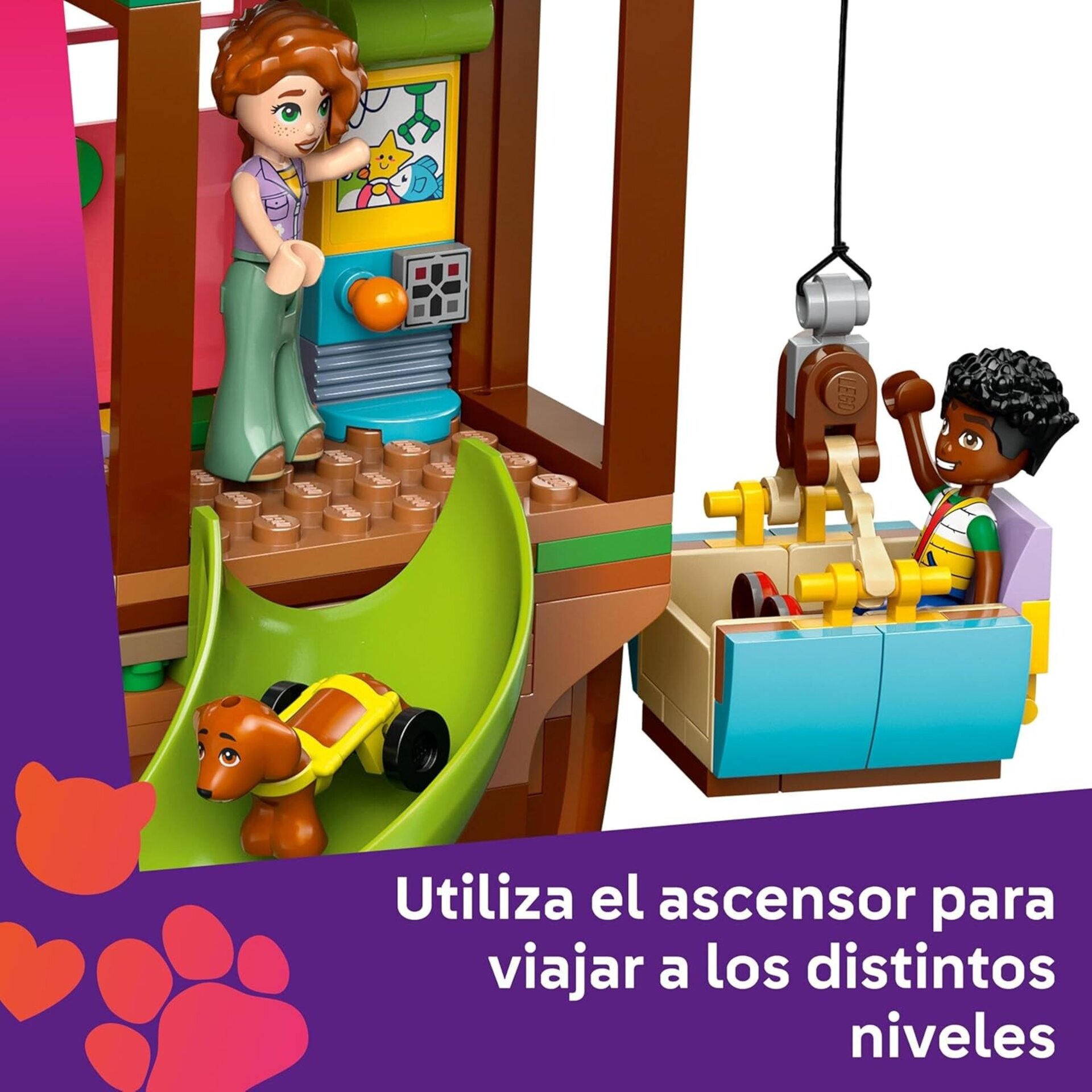 LEGO Friends Quedada en la Casa del Árbol de la Amistad con Animales y Herramien - 4