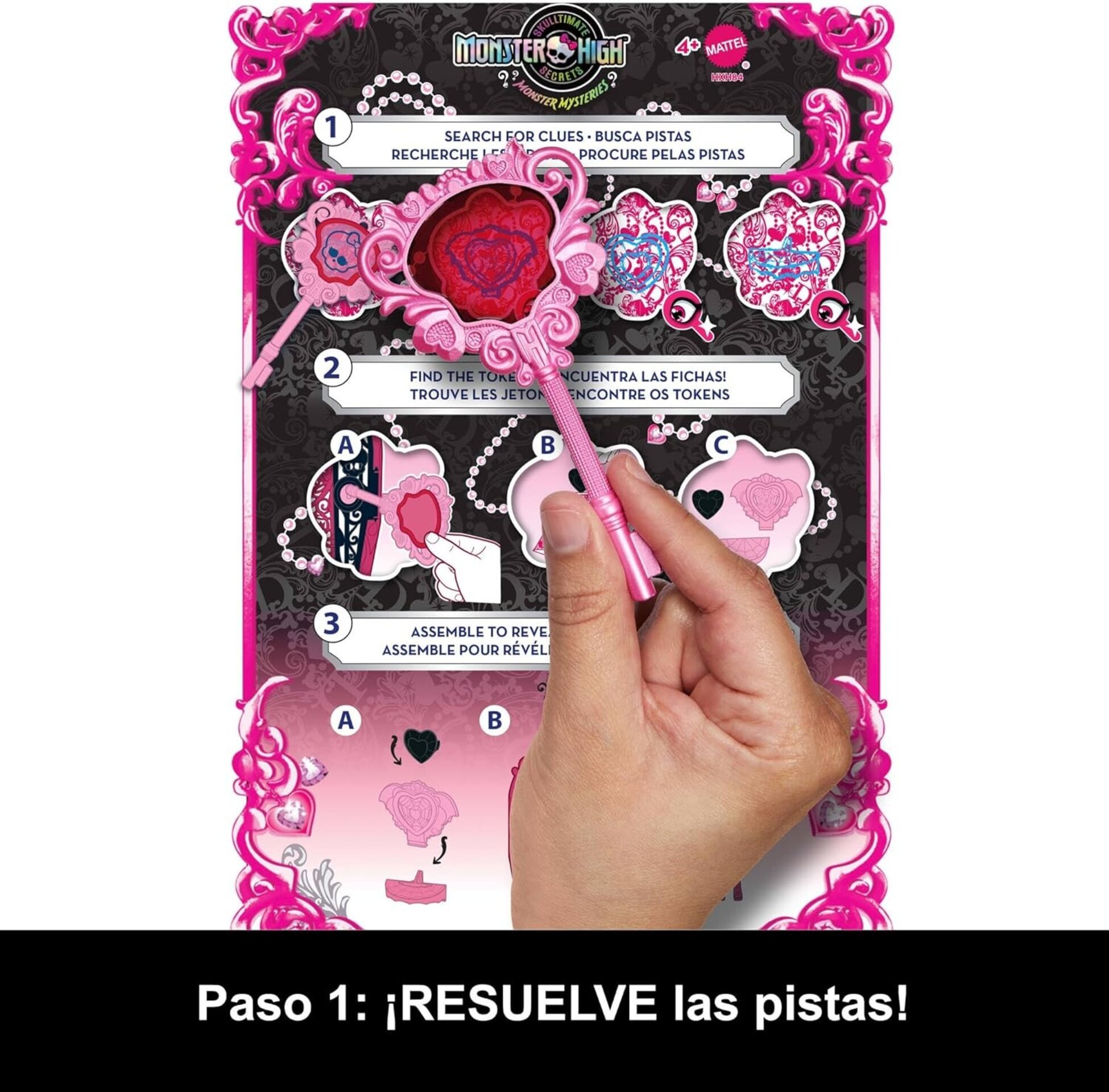 Monster High Skulltimate Secrets Monster Mysteries Draculaura Muñeca con armario - 5