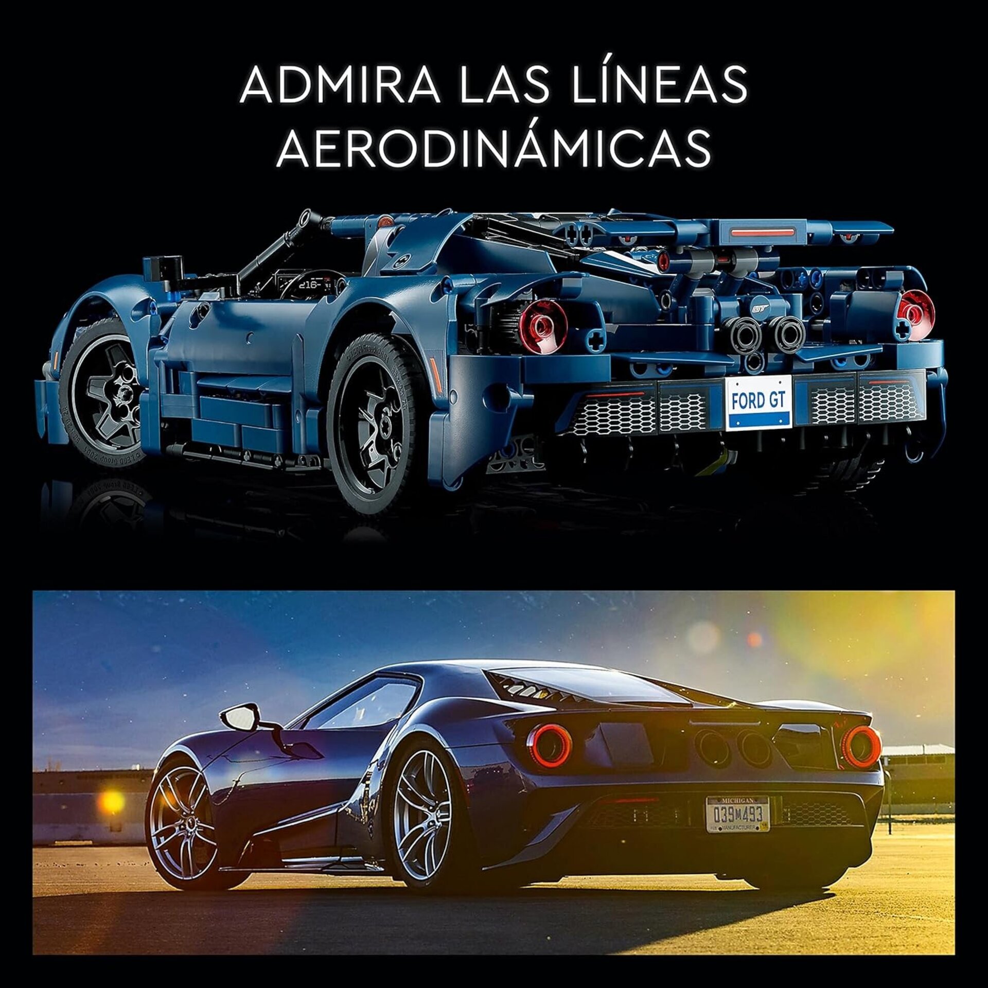 LEGO Technic Ford GT 2022, Maqueta para Construir para Adultos, Modelo de Coche - 3