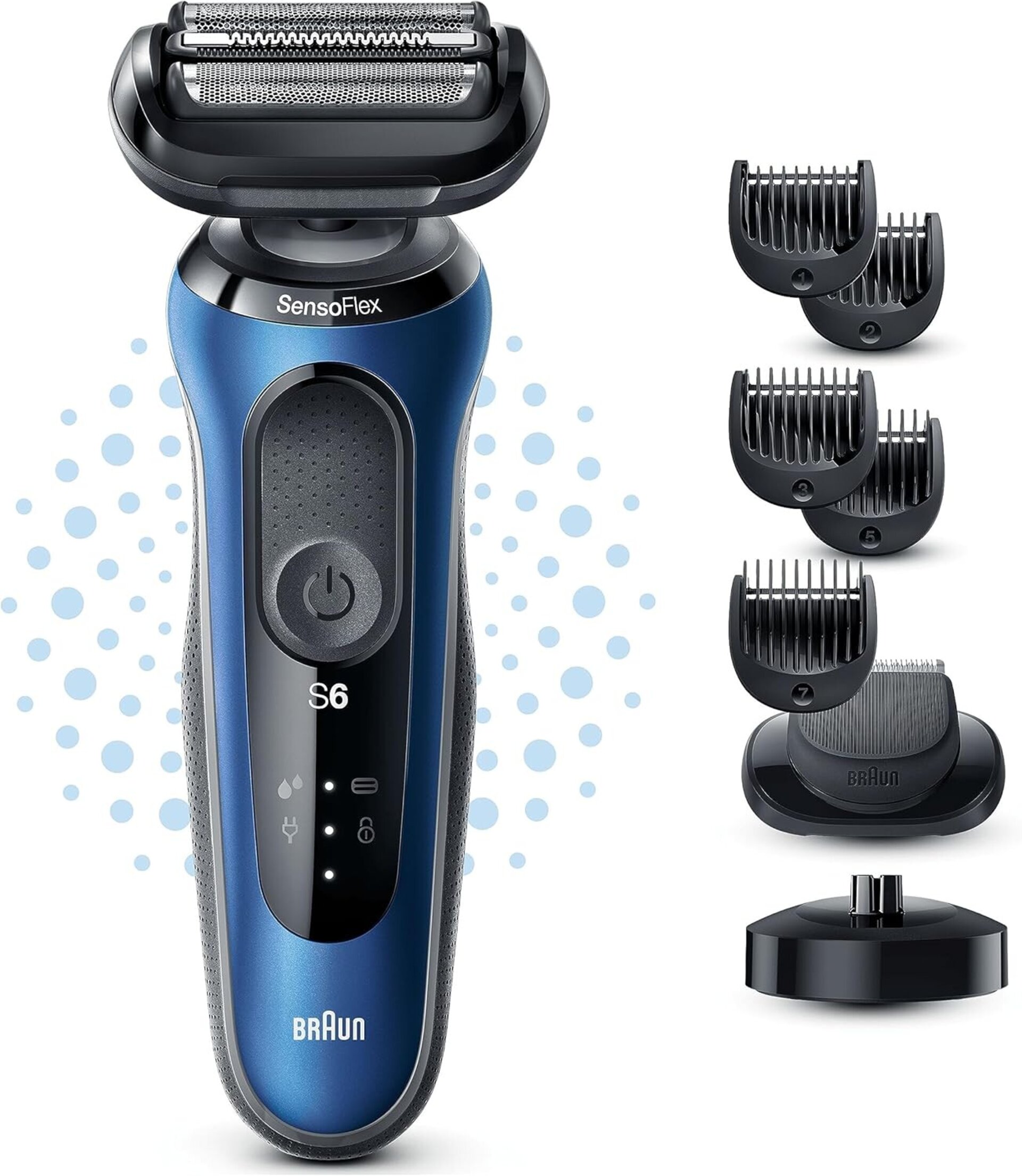 Braun Series 6 Afeitadora Eléctrica Hombre, Máquina de Afeitar Barba con Recorta - 9