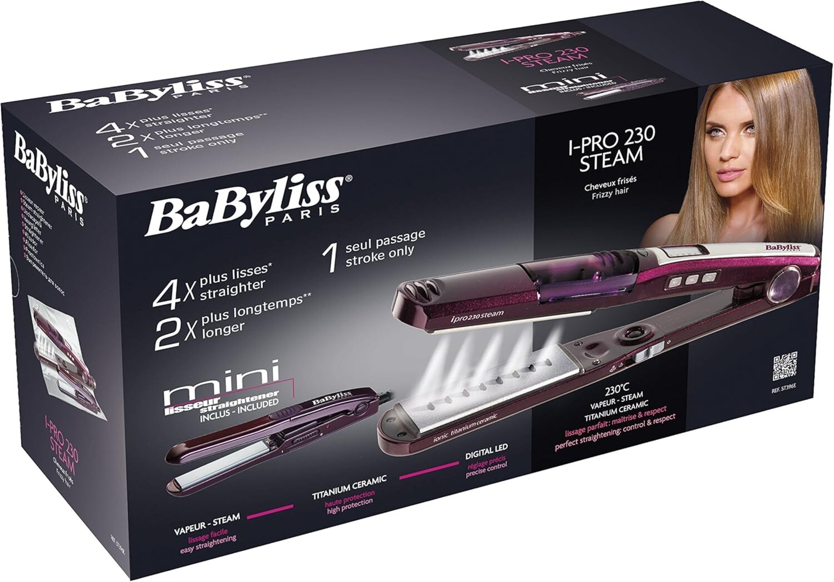 BaByliss ST396E Straightening iron Vapor - 3