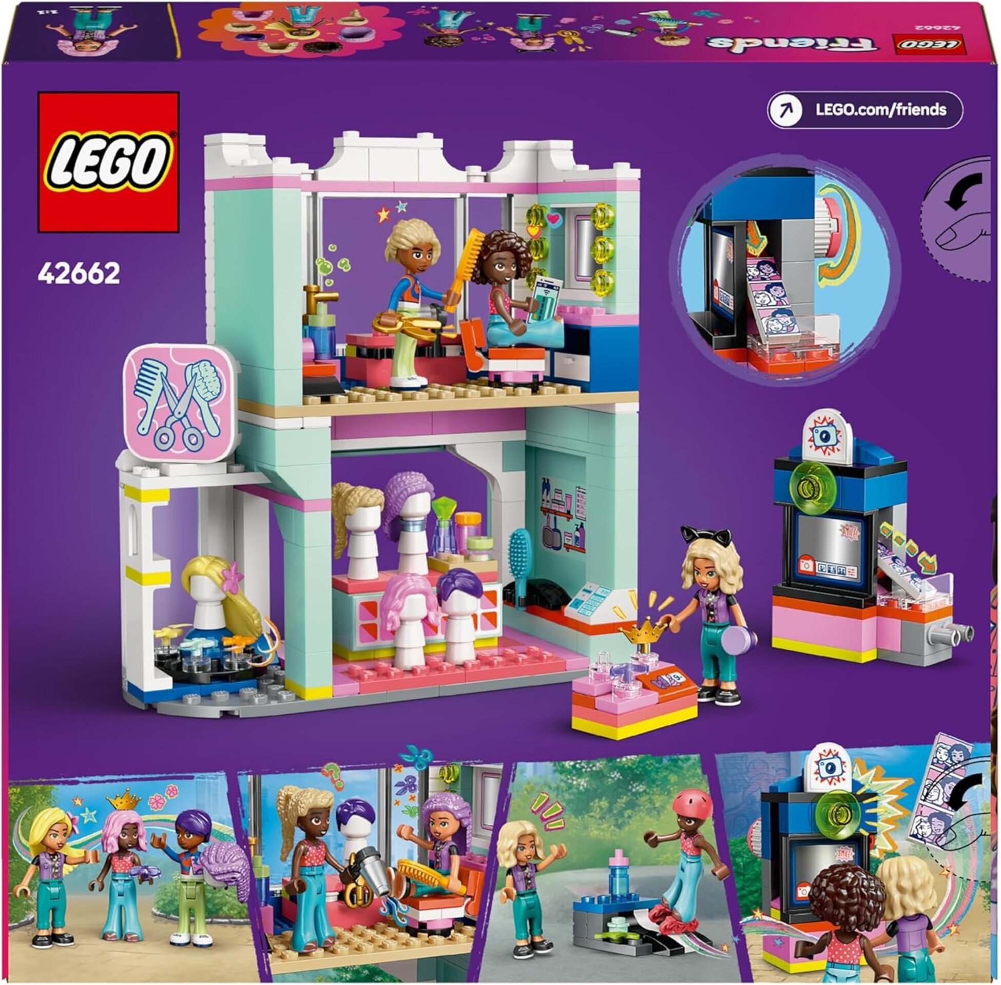 LEGO Friends Peluquería y Tienda de Complementos, Secador y Pelucas - 7