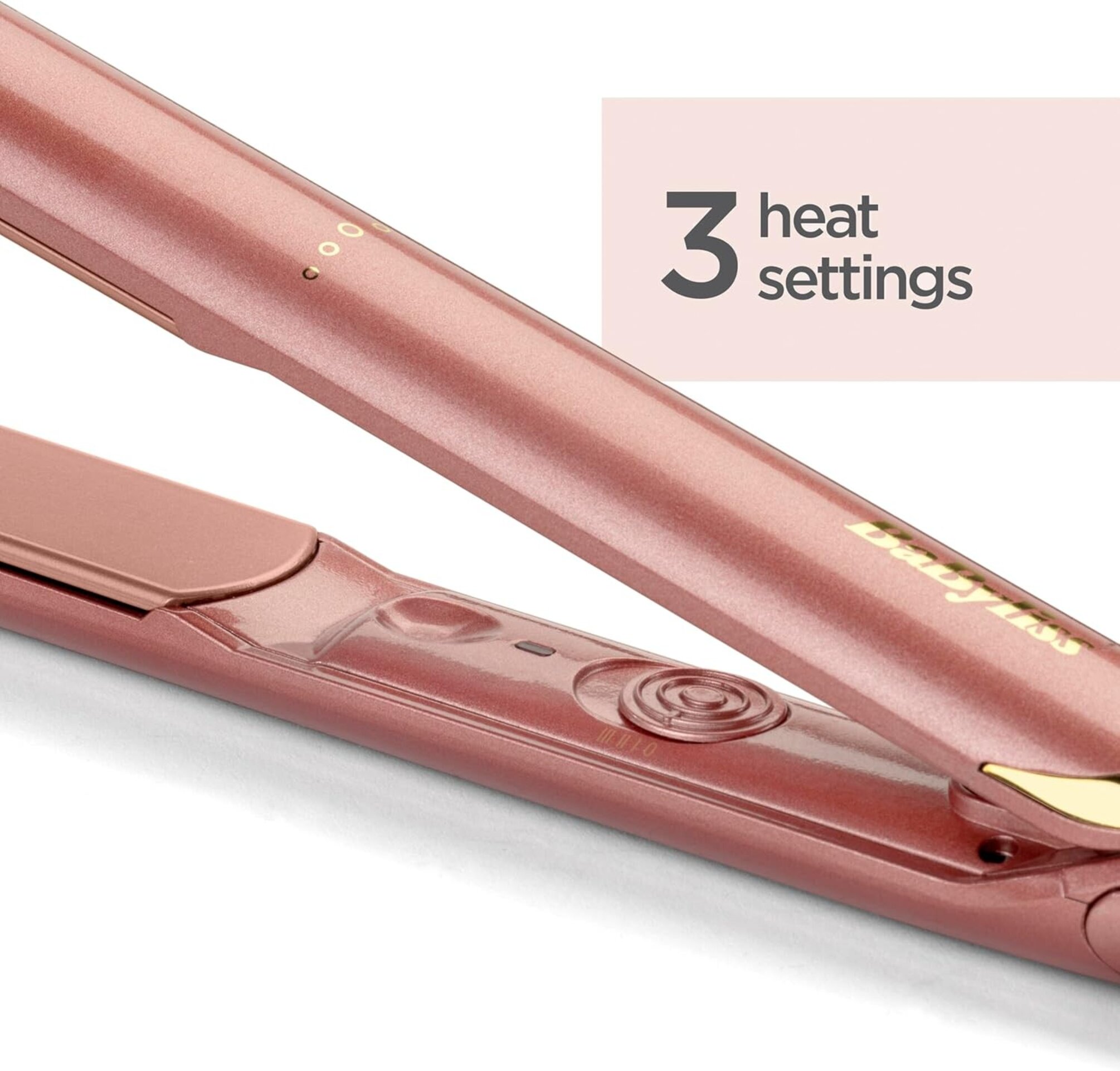 BaByliss Alisador de pelo Elegance 235C, placas de cerámica multivoltaje - 4