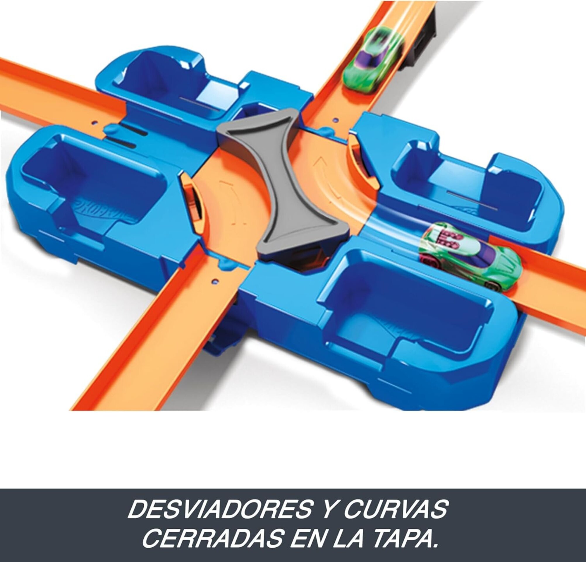 Hot Wheels Track Buider Caja de Acrobacias Deluxe - 6