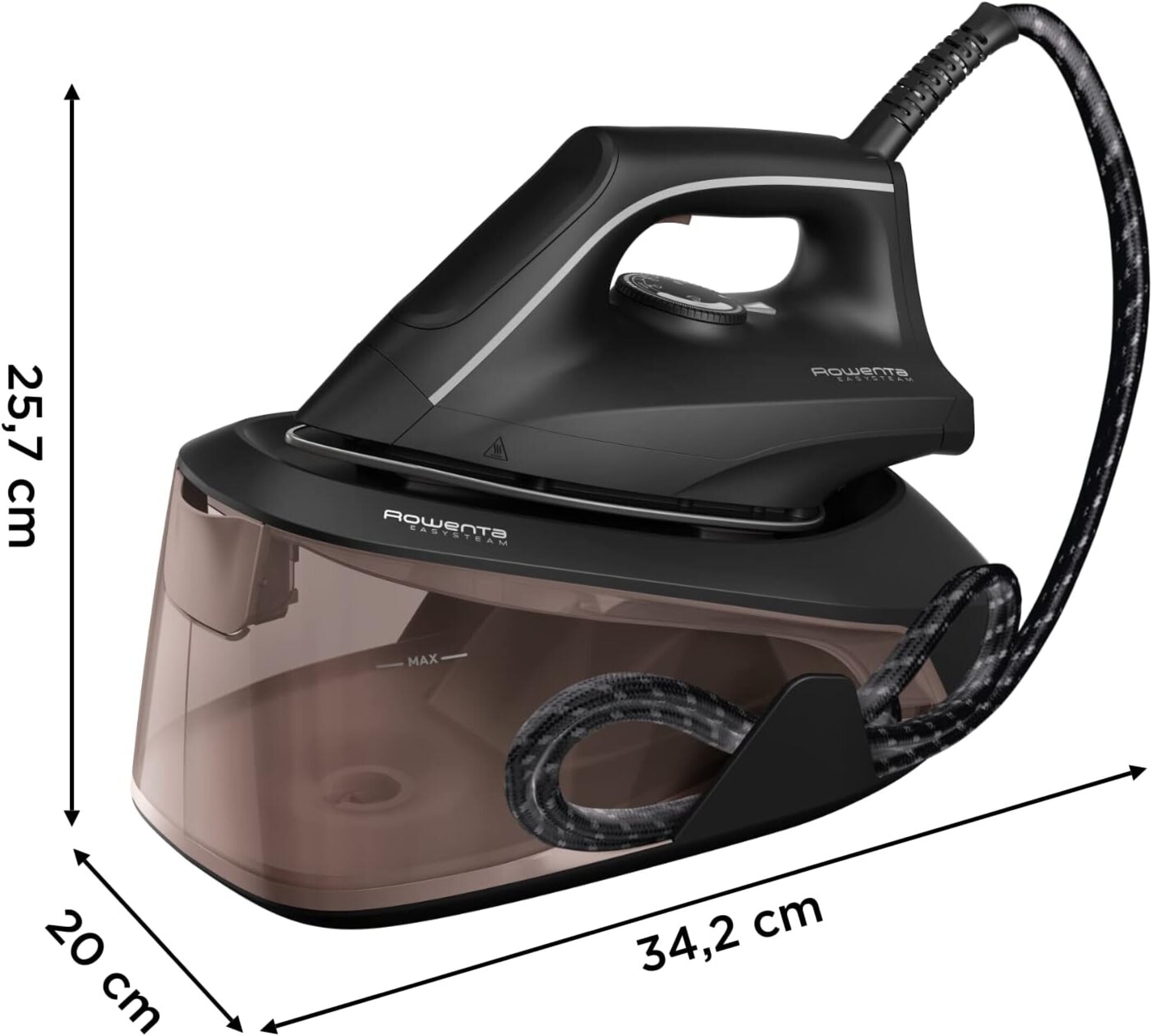 Rowenta Easy Steam VR5120 - Centro planchado alta presión 5,4 bares, golpe de va - 7