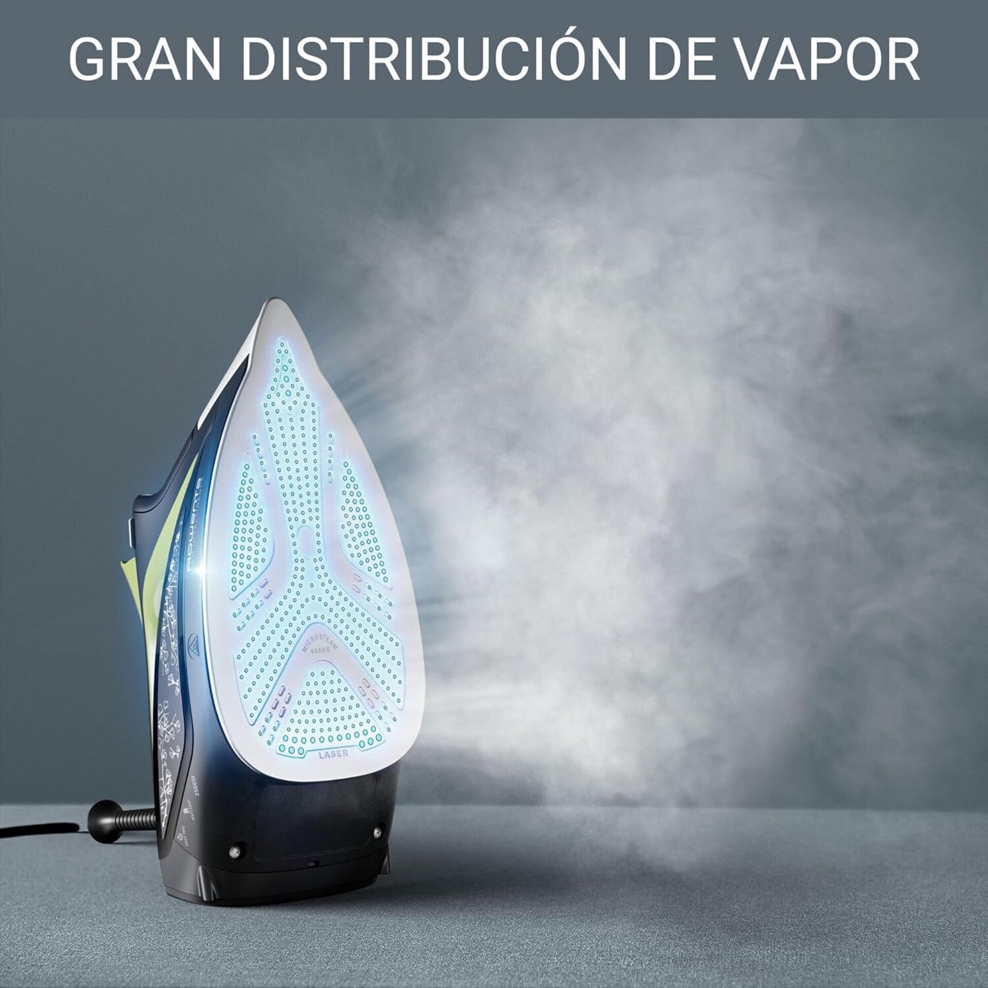 Rowenta Plancha de vapor Eco Intelligence, distribución óptima del vapor, potenc - 2