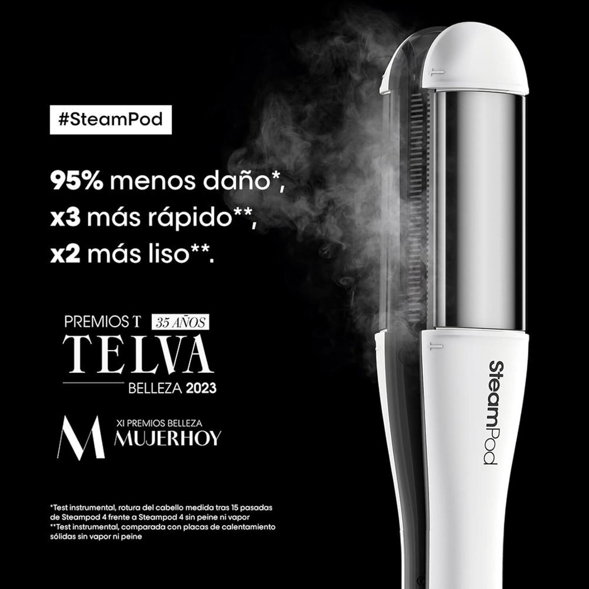 L’Oréal Professionnel, Steampod 4, Plancha de Pelo Profesional con tecnología - 2