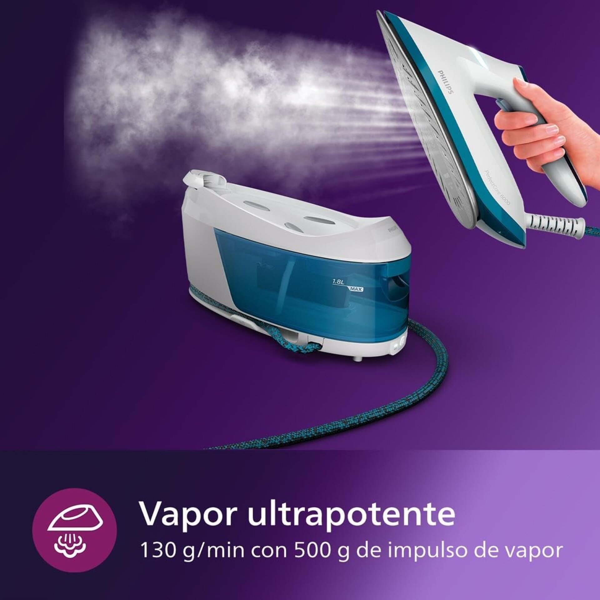 Philips PerfectCare Serie 6000 Generador De Vapor - 2400 W, 500 g - 7