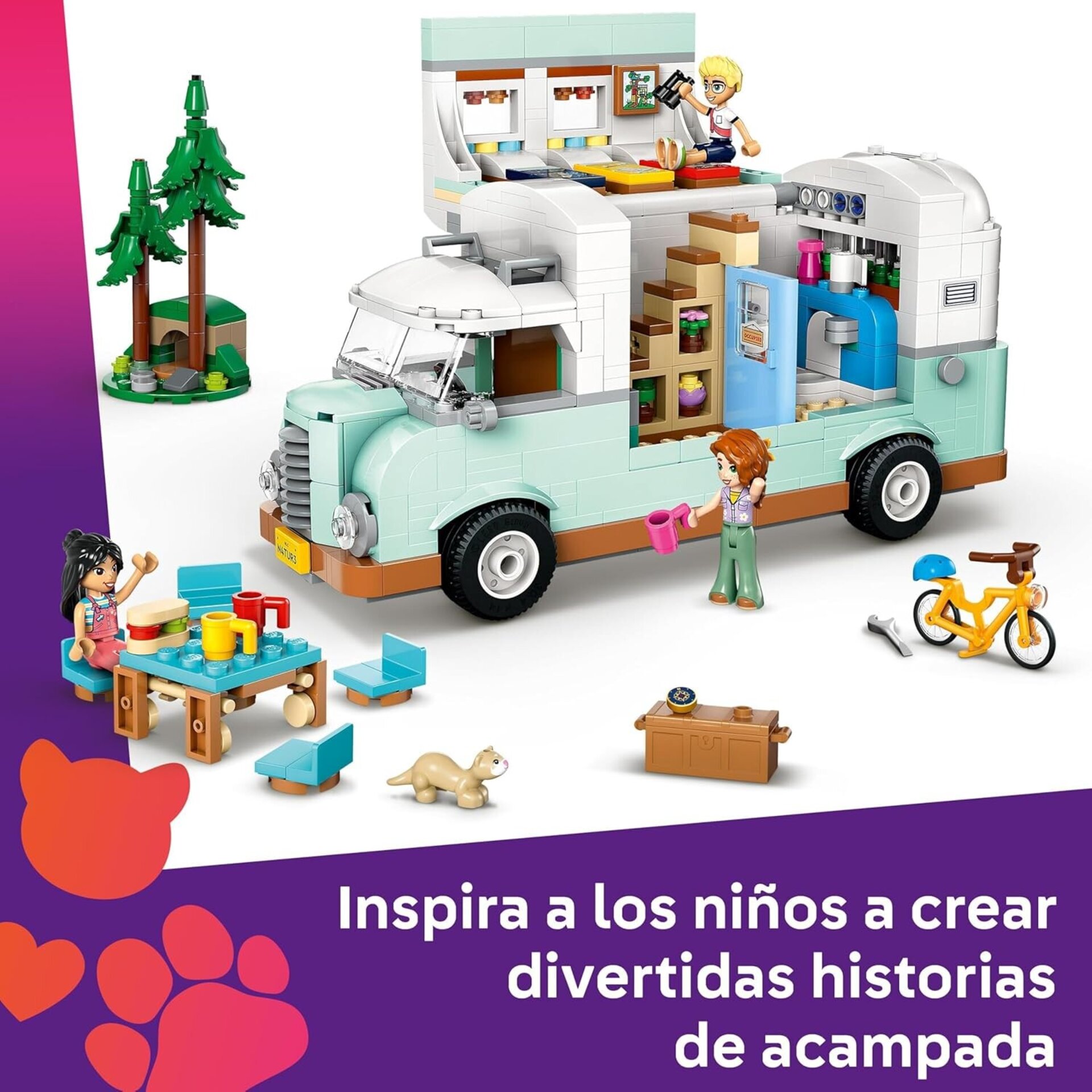 LEGO Friends Aventura en la Caravana de la Amistad, Autocaravana - 3